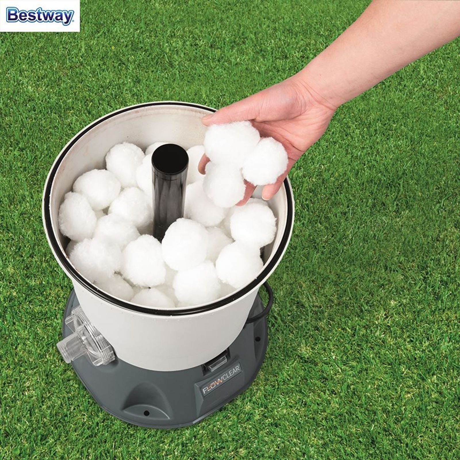 Bestway Pool-Filterkartusche Bestway Polysphere-Filterbälle für Sandfilteranlagen 500g Filterwatte