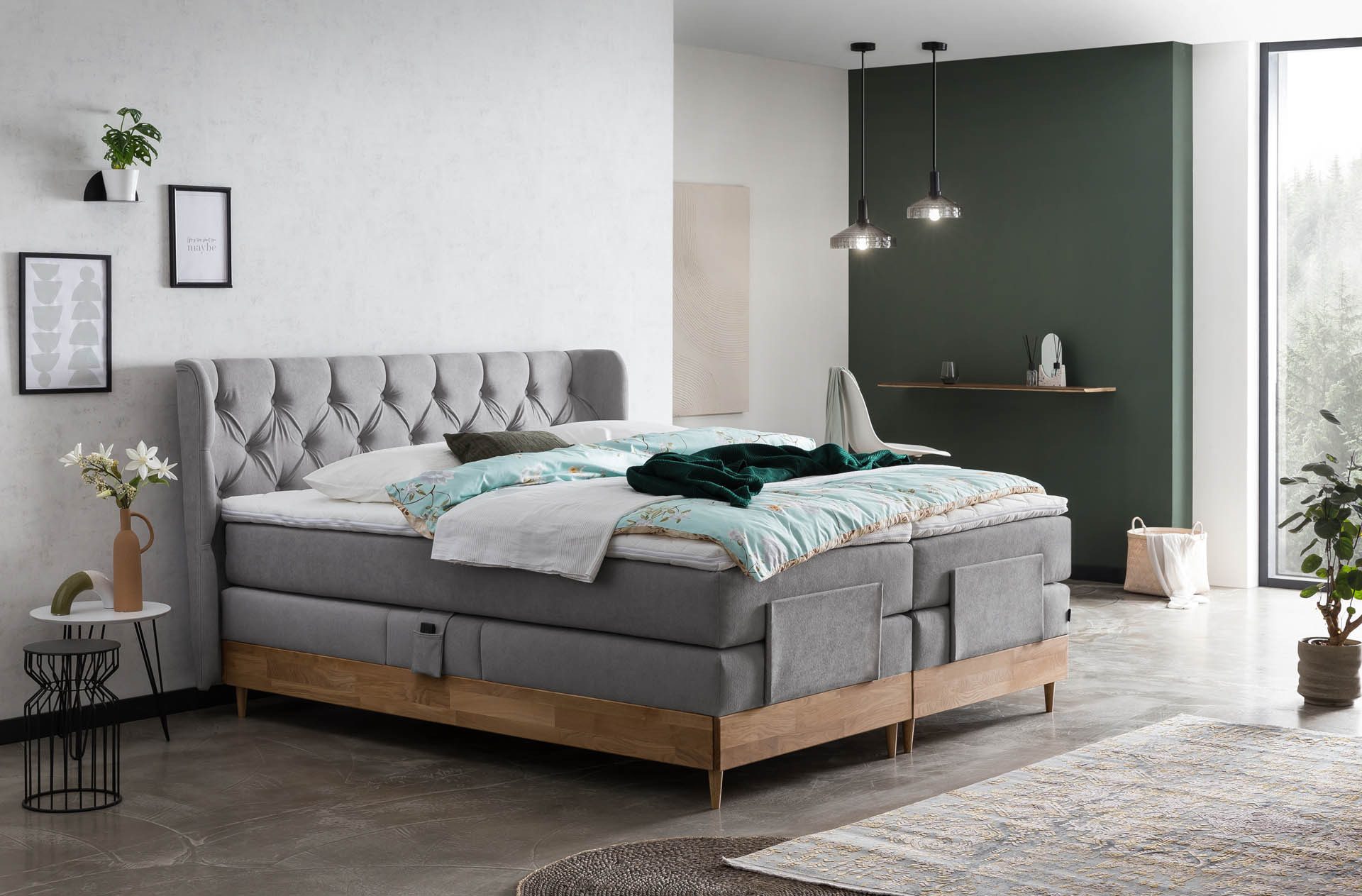 Belanoti Boxspringbett EON (Boxspringbett 160x200 elektrisch günstig online kaufen