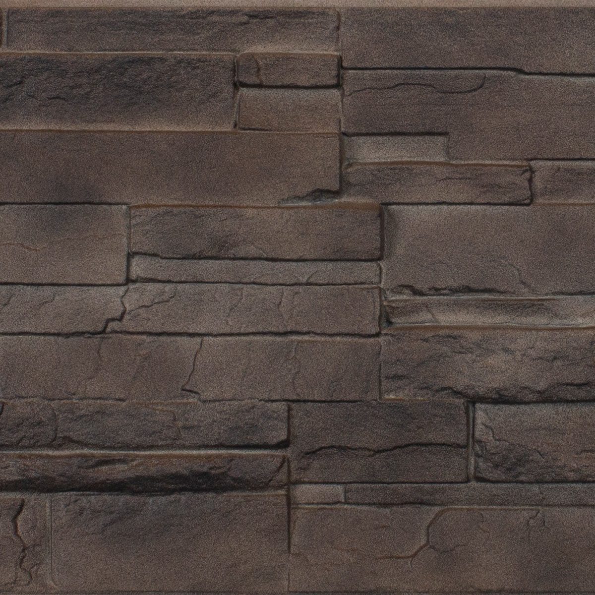NOVIK Verkleidungspaneel NovikStone DS Platte 105x33cm 10 Stück 2,32qm Schichtstein braun, BxL: 51,44x96,2 cm, 0,46 qm, (Karton mit 10 Platten, 4,65) Wandverkleidung mit 3-D-Effekt, problemlose Montage, Natursteinoptik