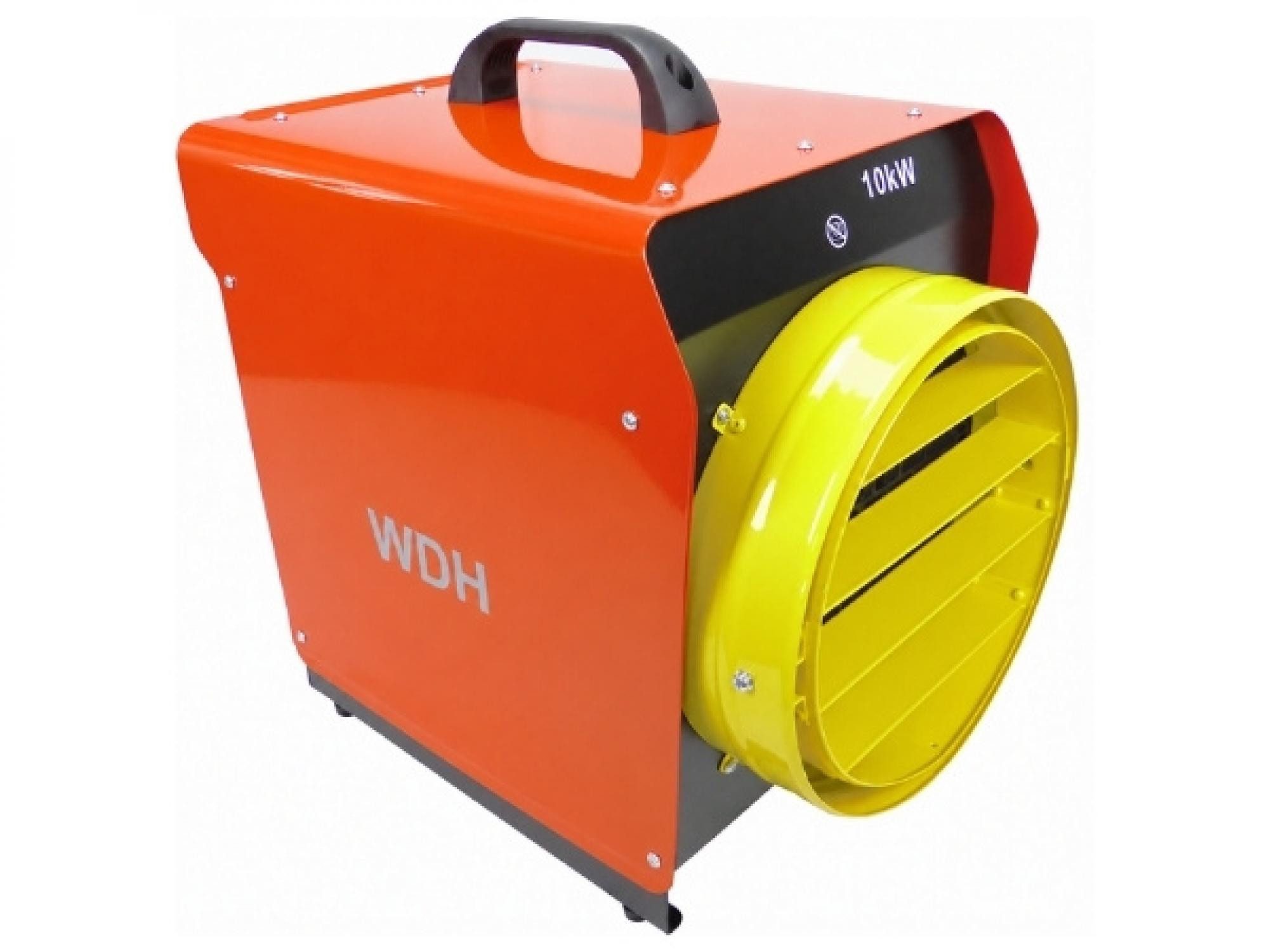 WDH Heizgerät Starkstrom WDH-BGP10S, 10000 W, Keinerlei Verstellung bei Stromausfall