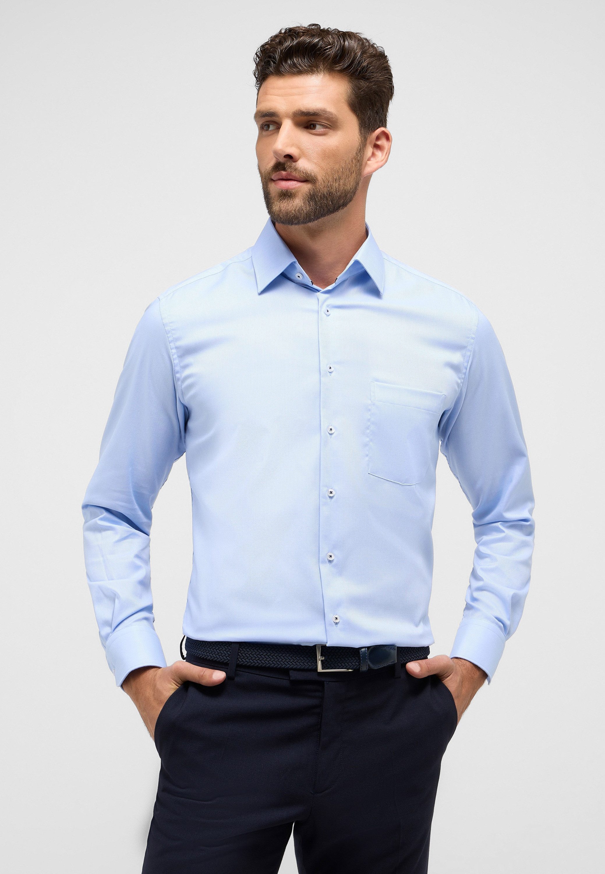 Eterna Langarmhemd MODERN FIT NON IRON (bügelfrei) günstig online kaufen
