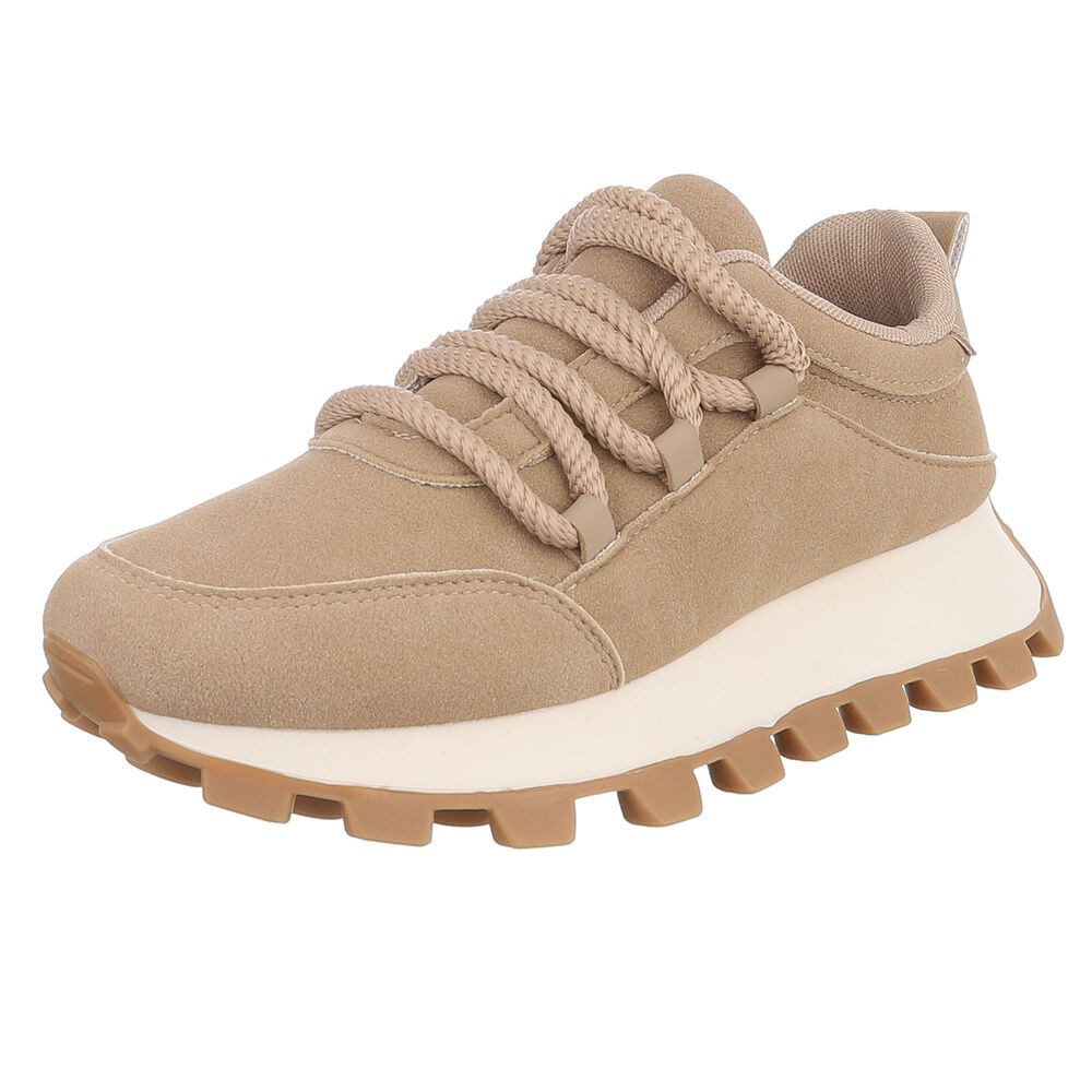 Ital-Design Lässige Sneakers mit robuster Sohle und Schnürung für Damen Sne günstig online kaufen