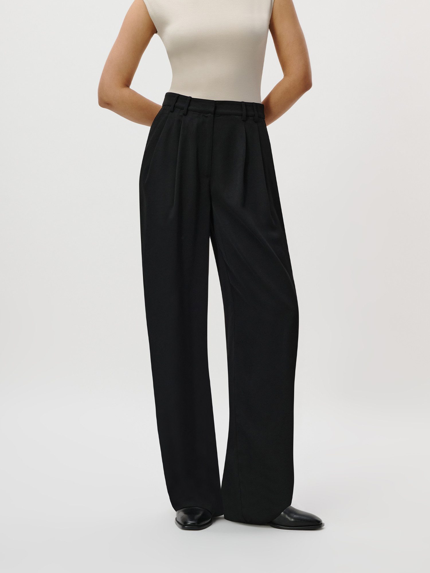 LeGer Stoffhose Kora Tall, LeGer by Lena Gercke extra lang, High Waist