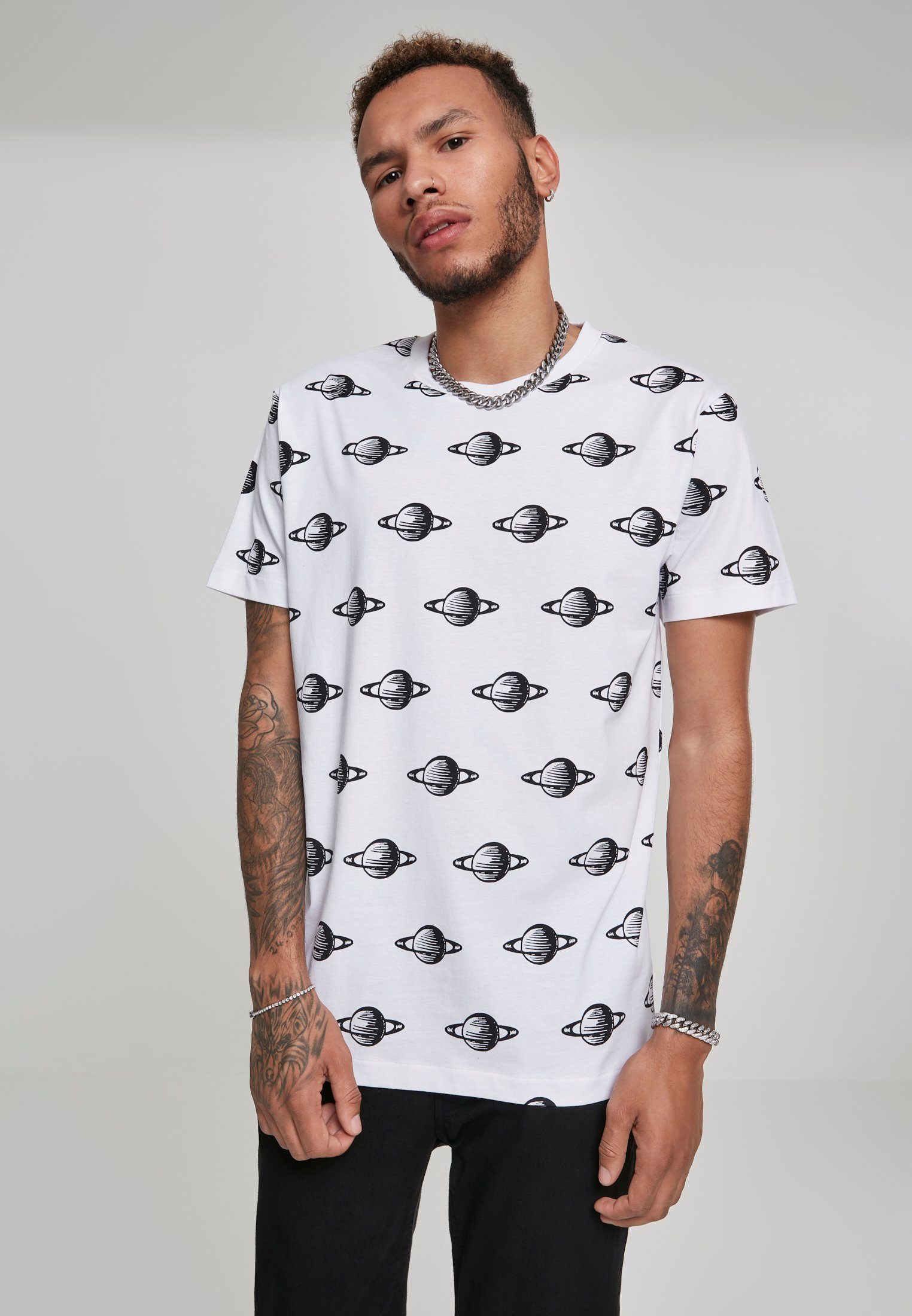 James MT842 black Print-Shirt Tee Mister LA King