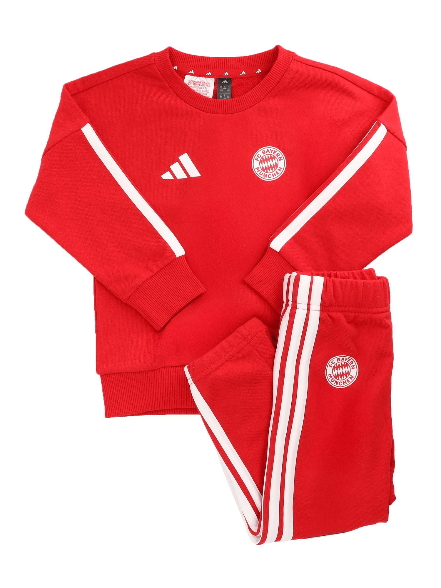 adidas Performance Trainingsanzug FC Bayern München, Jogger DNA, Baby, Rot