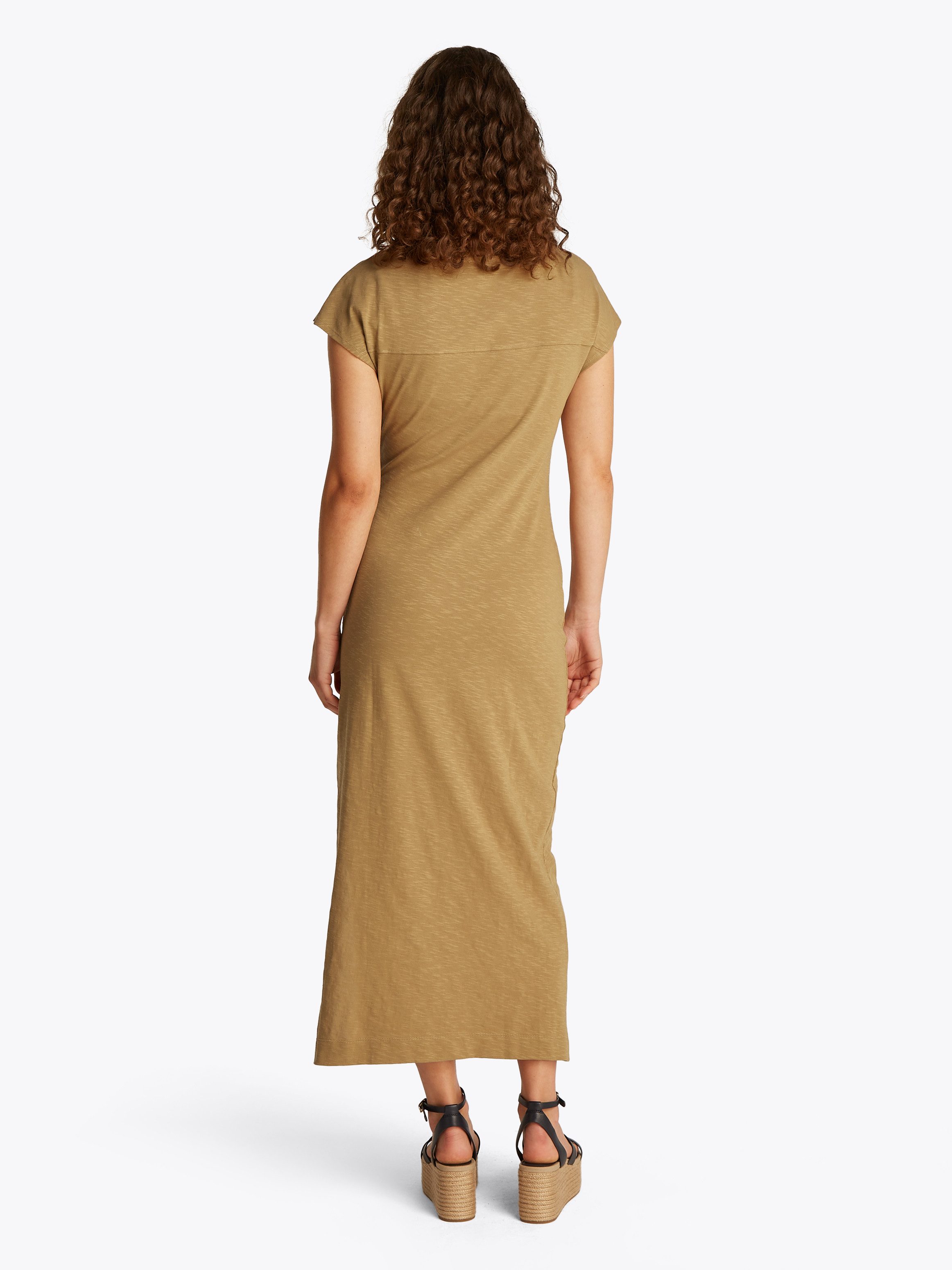 Tommy Hilfiger Midikleid KNOT BOAT-NK MIDI günstig online kaufen