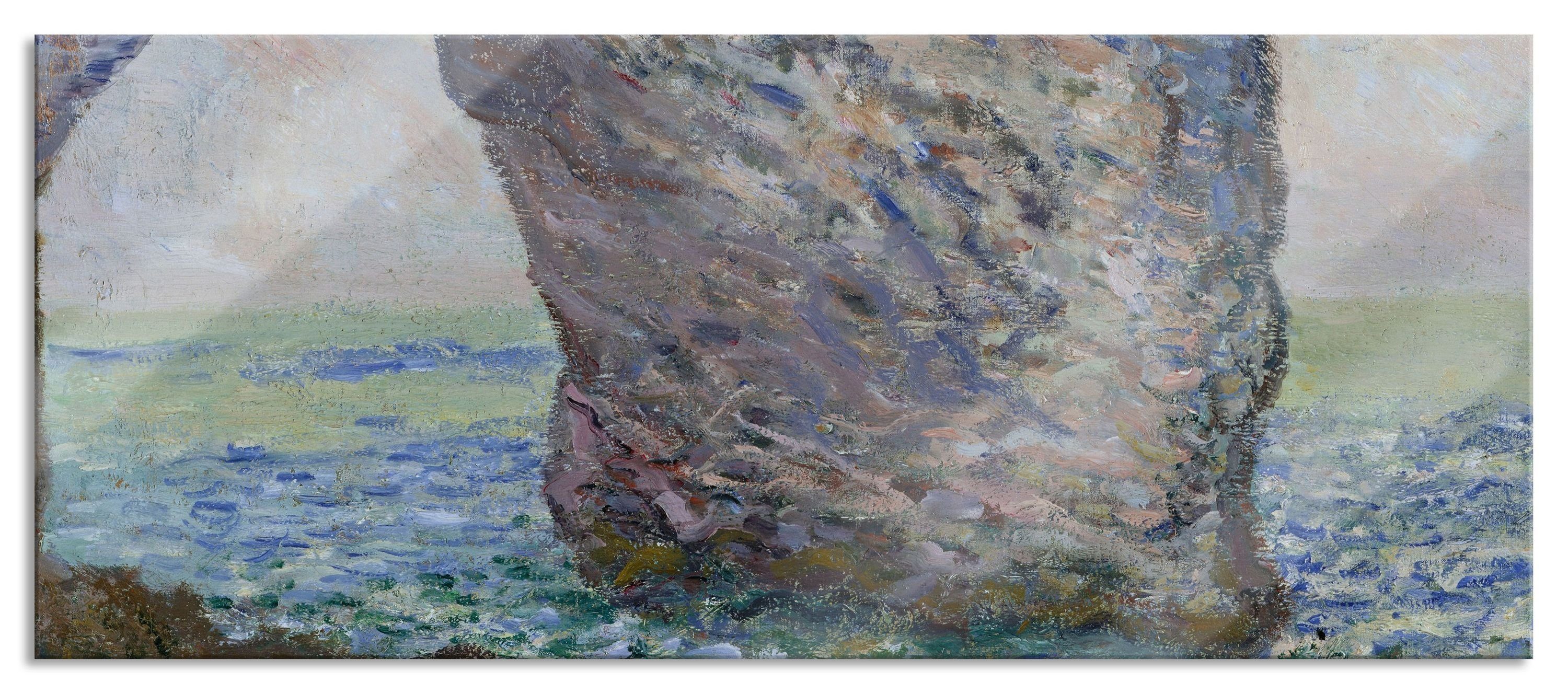 Pixxprint Glasbild Claude Monet - Seerosen III, Claude Monet - Seerosen III (1 St), Glasbild aus Echtglas, inkl. Aufhängungen und Abstandshalter