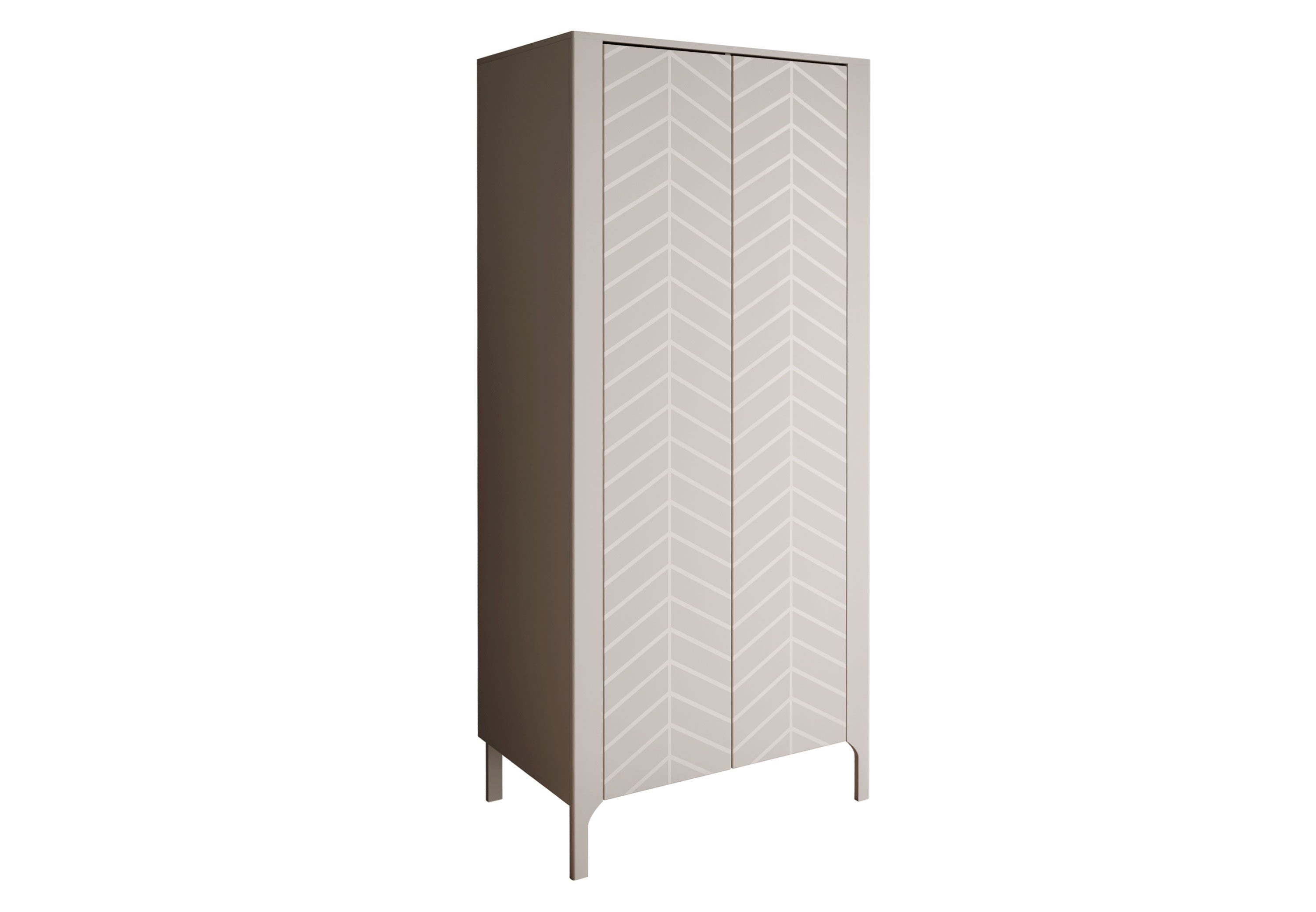 Lookway Kleiderschrank LUMI 90 cm mit zwei Türen (1x Schrank) Breite: 90 cm, Höhe: 197 cm, Tiefe: 55 cm