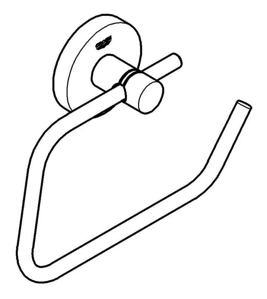 Grohe Toilettenpapierhalter Essentials, WC-Papierhalter