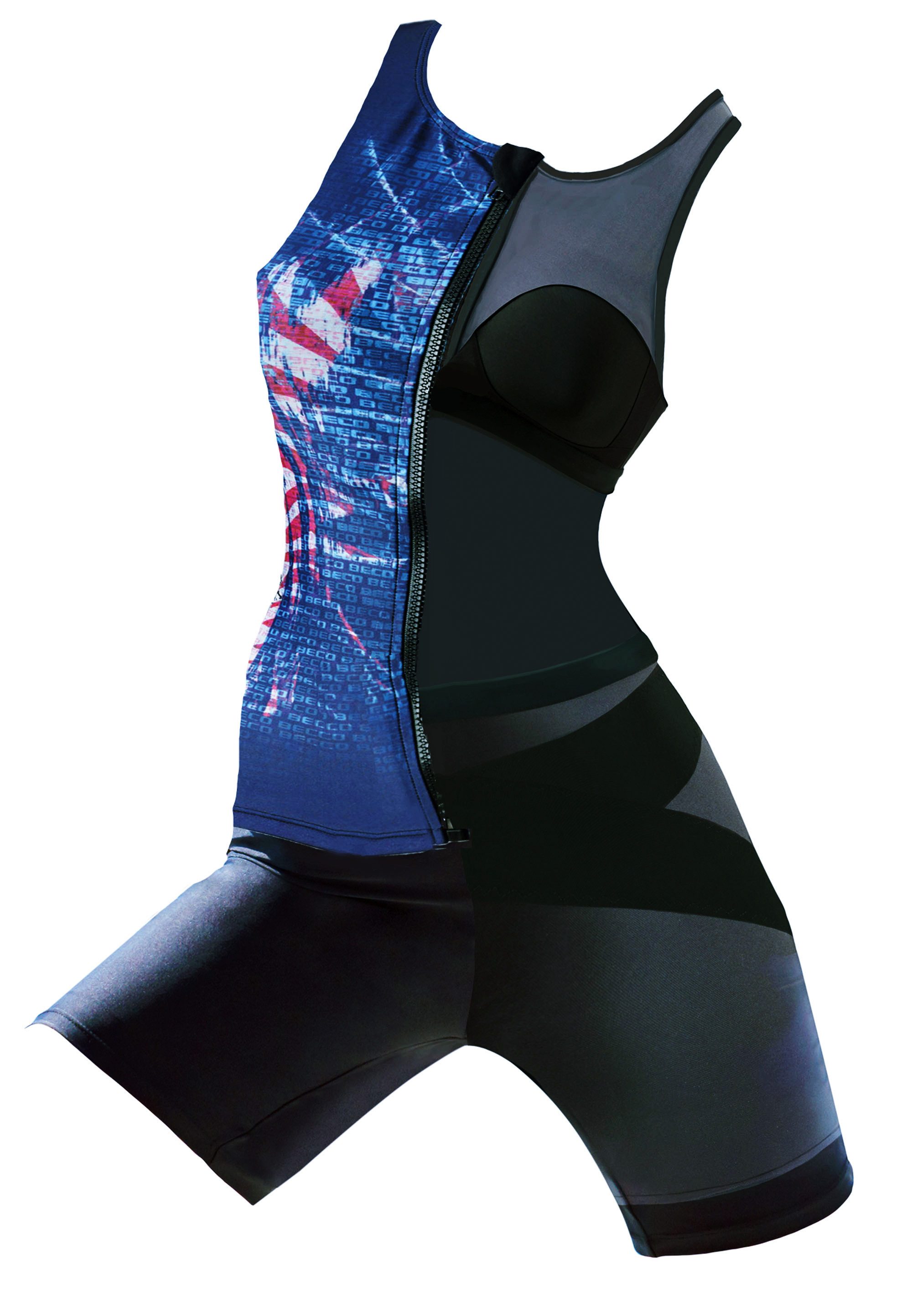 Beco Beermann Tankini Beactive Racerback Swimtop (1-St) mit praktischem Reißverschluss