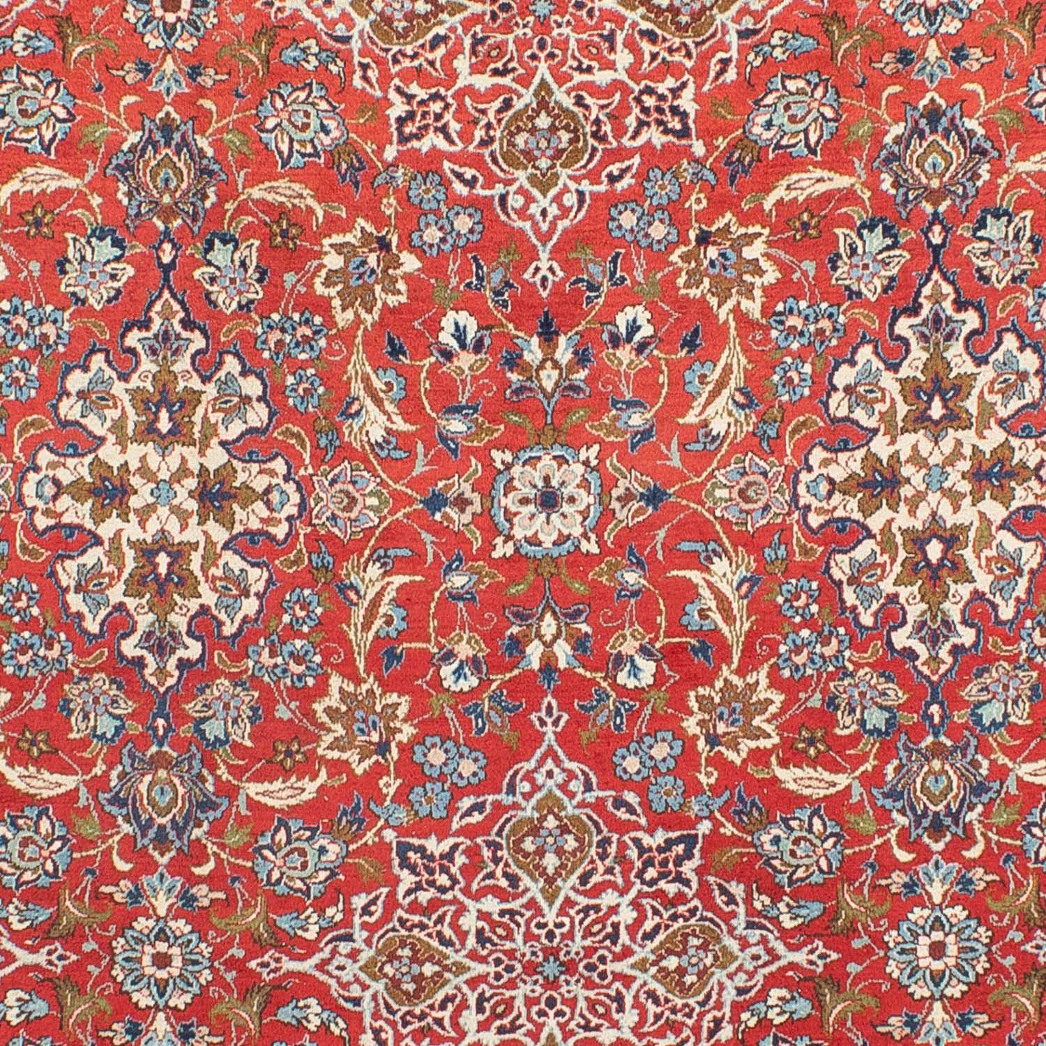 Zertifikat cm, Rosso mit 322 Isfahan 6 202 x Wollteppich rechteckig, mm, Höhe: morgenland, Medaillon Unikat