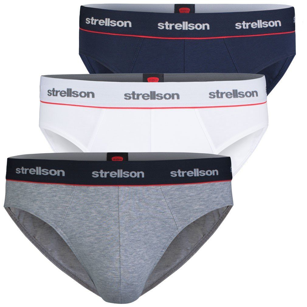 Strellson Slip »Cotton Stretch« (3-St) ohne Eingriff, aufgedoppelter  Frontbereich