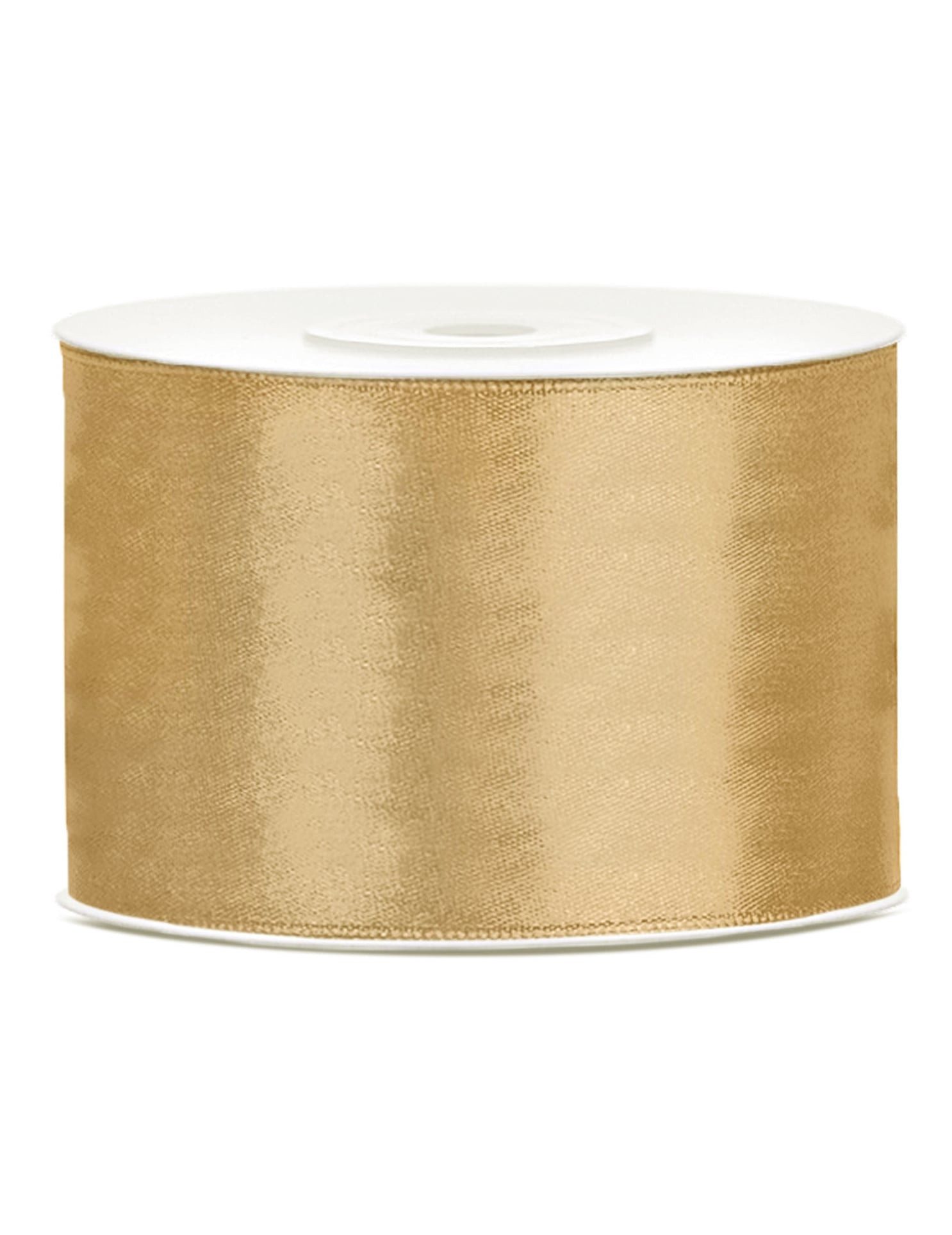 partydeco Kostüm Satinband - 5 cm x 25 m - Gold
