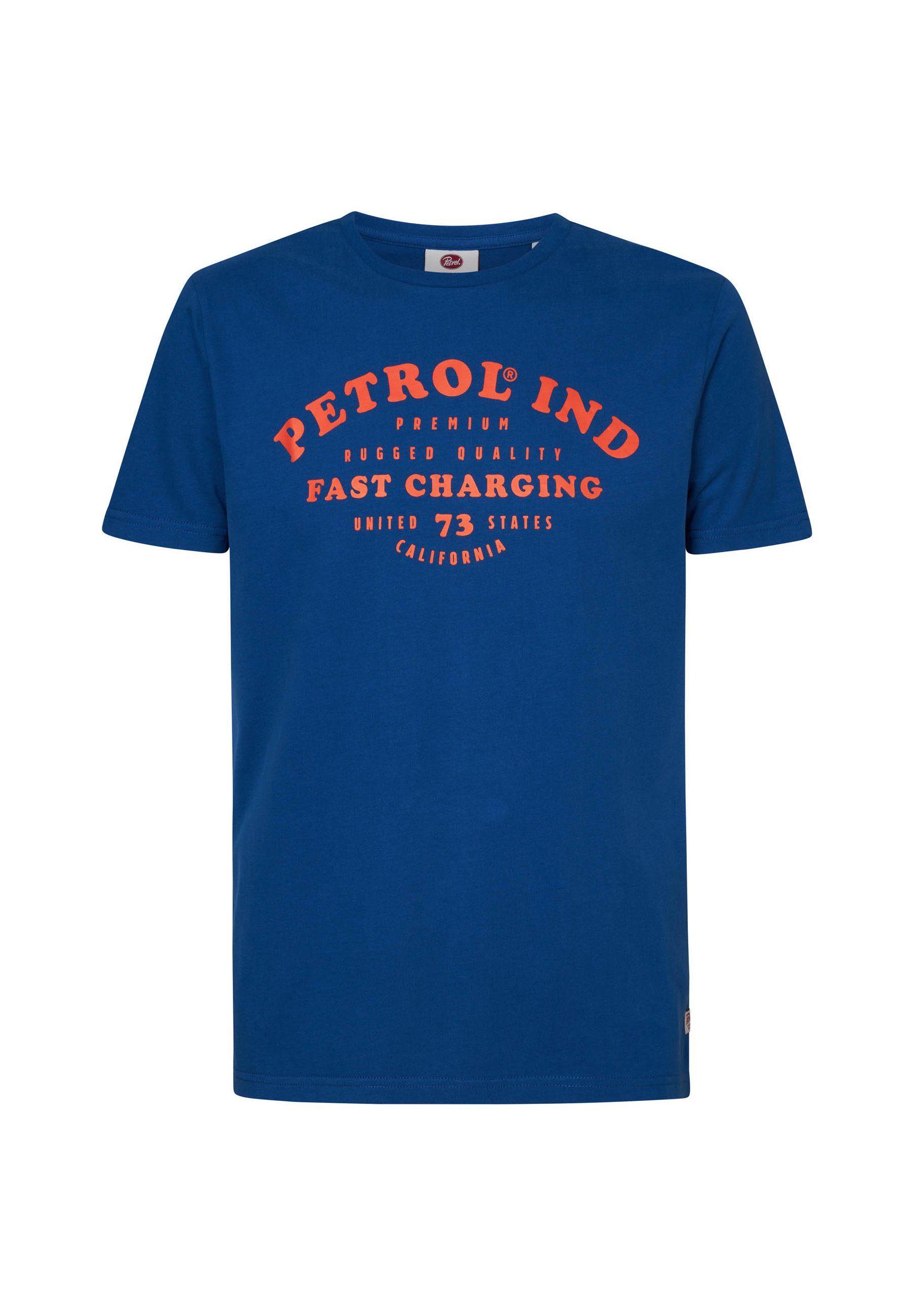 T-Shirt Industries Classic Shortssleeve T-Shirt Print Petrol