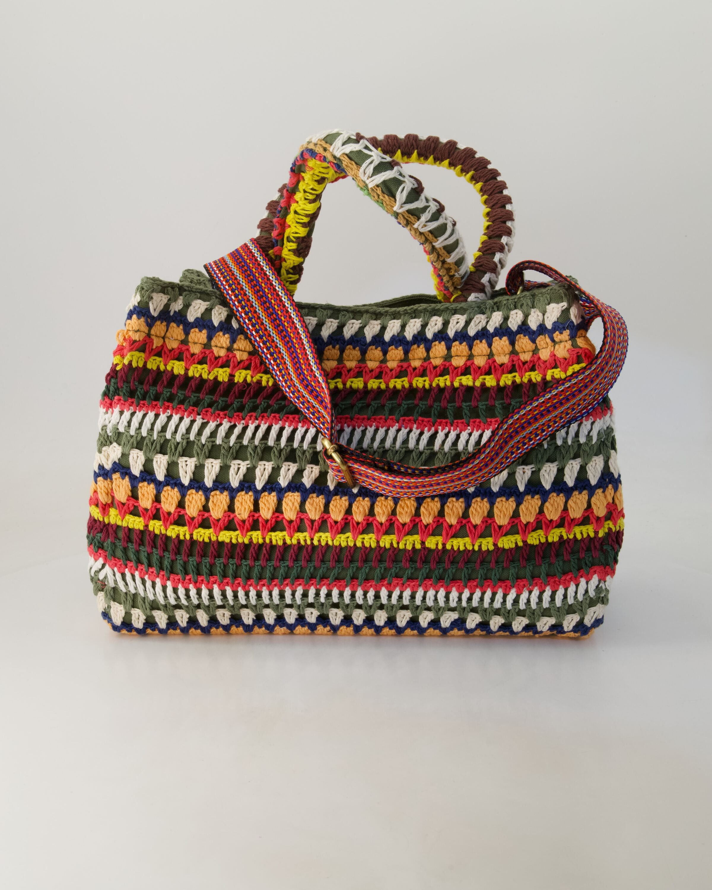 Anokhi Handtasche Boke Tote Medium, Obermaterial: Textil