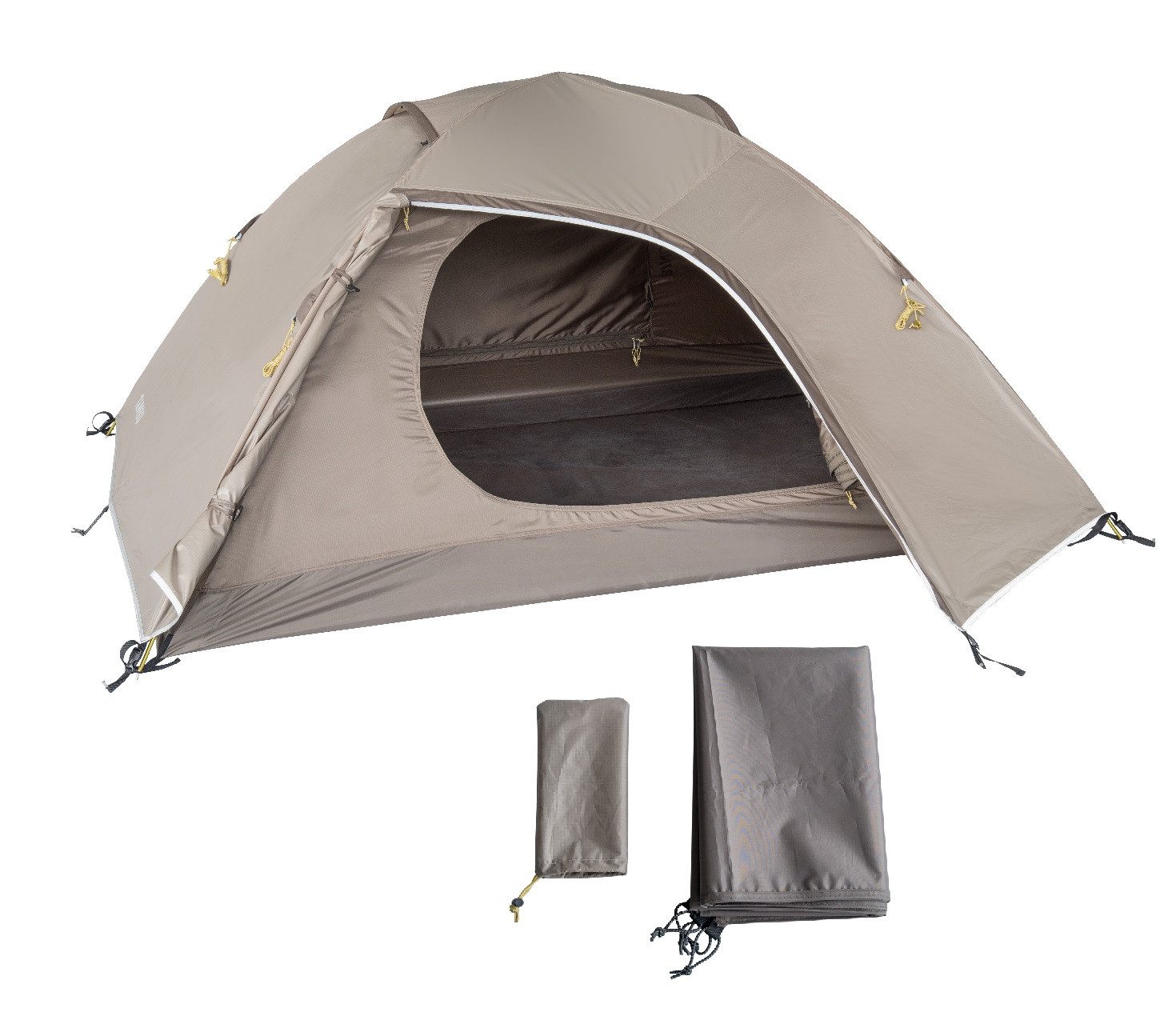Tambu Kuppelzelt Tambu BINODANA 2 Personen Trekking Kuppelzelt inkl. MAYA Zeltunterlage