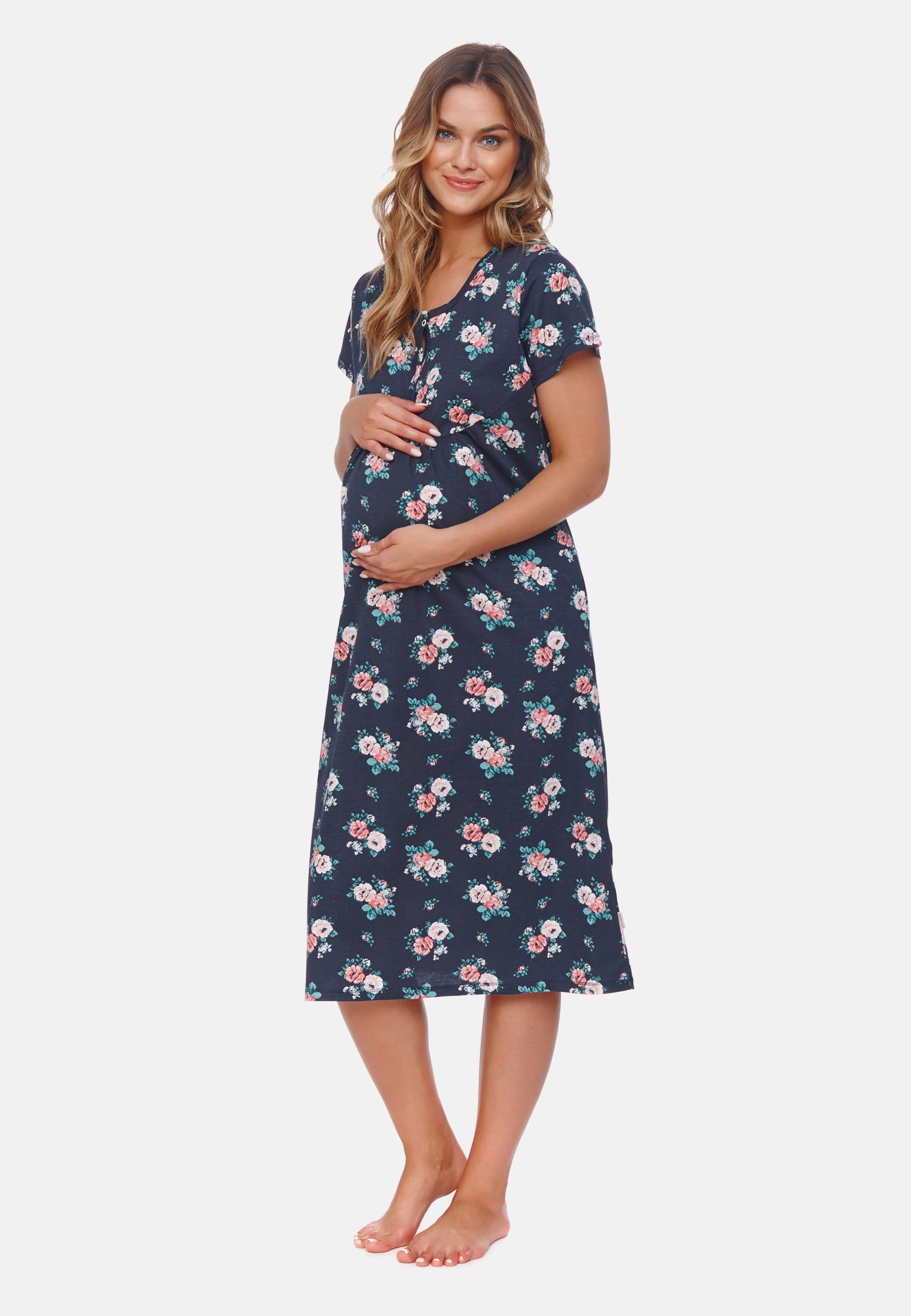 doctor nap Nachthemd Hübsches langes Nachthemd, perfekt für die Schwangerschaft