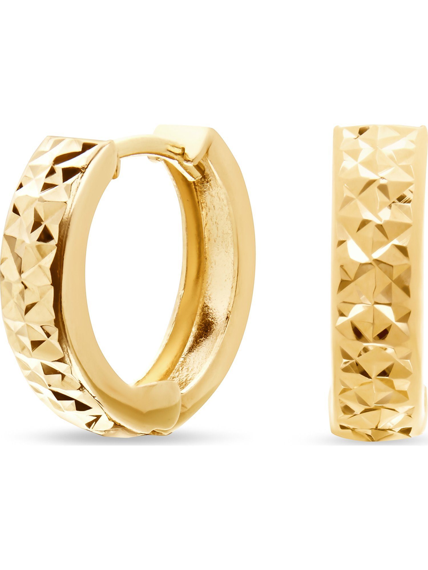 FAVS Paar Creolen FAVS Damen-Creolen 375er Gelbgold (Paar)