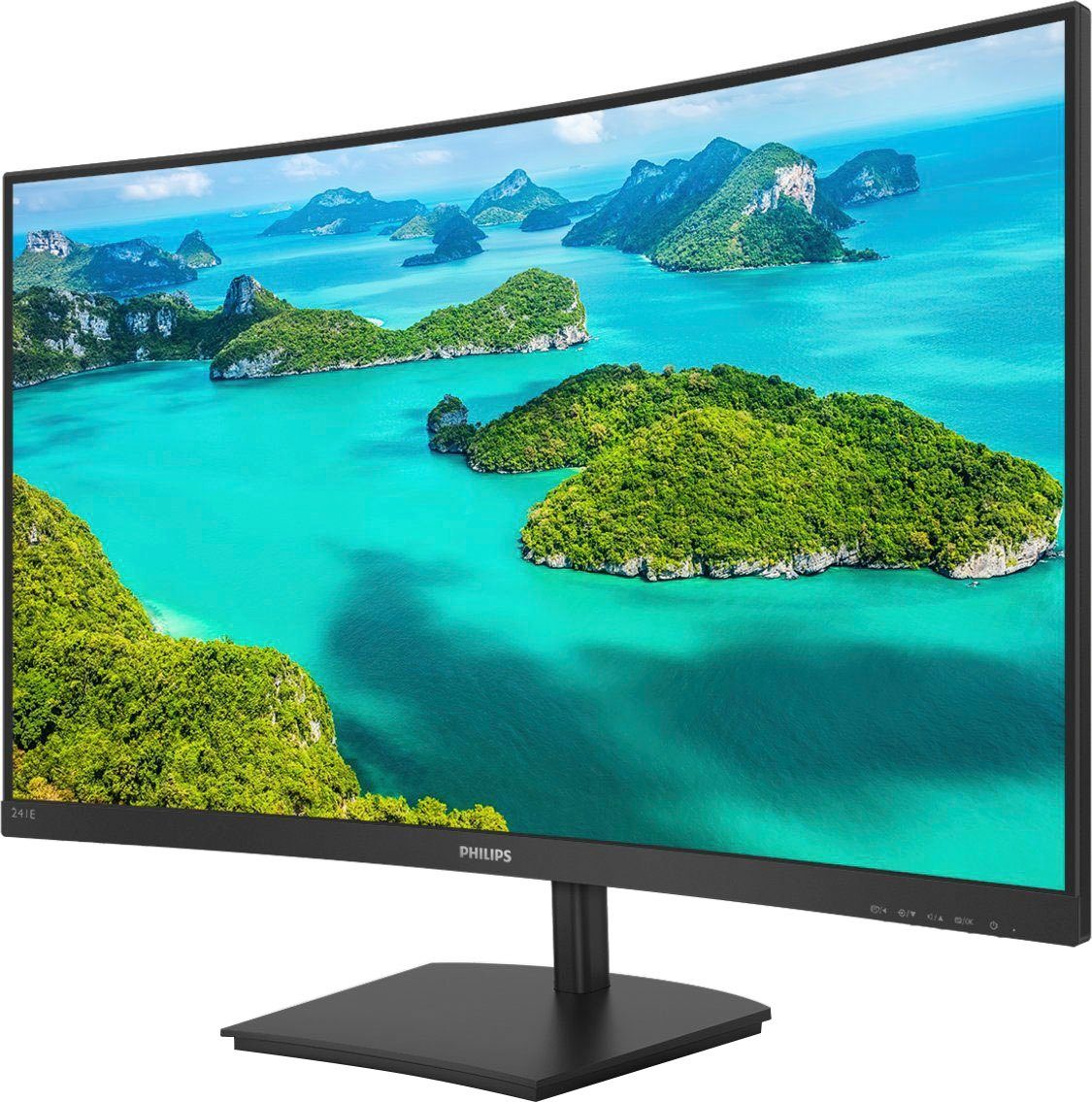 Philips 241E1SCA Curved-LED-Monitor (59,9 cm/23,6 ", 1920 x 1080 px, Full HD, 4 ms Reaktionszeit, 75 Hz, LED)