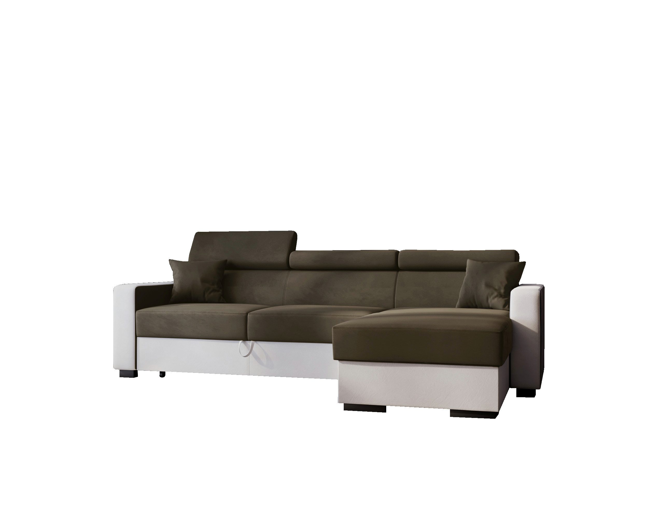 MOEBLO Ecksofa Kamelia L, Eckcouch Wohnlandschaft günstig online kaufen