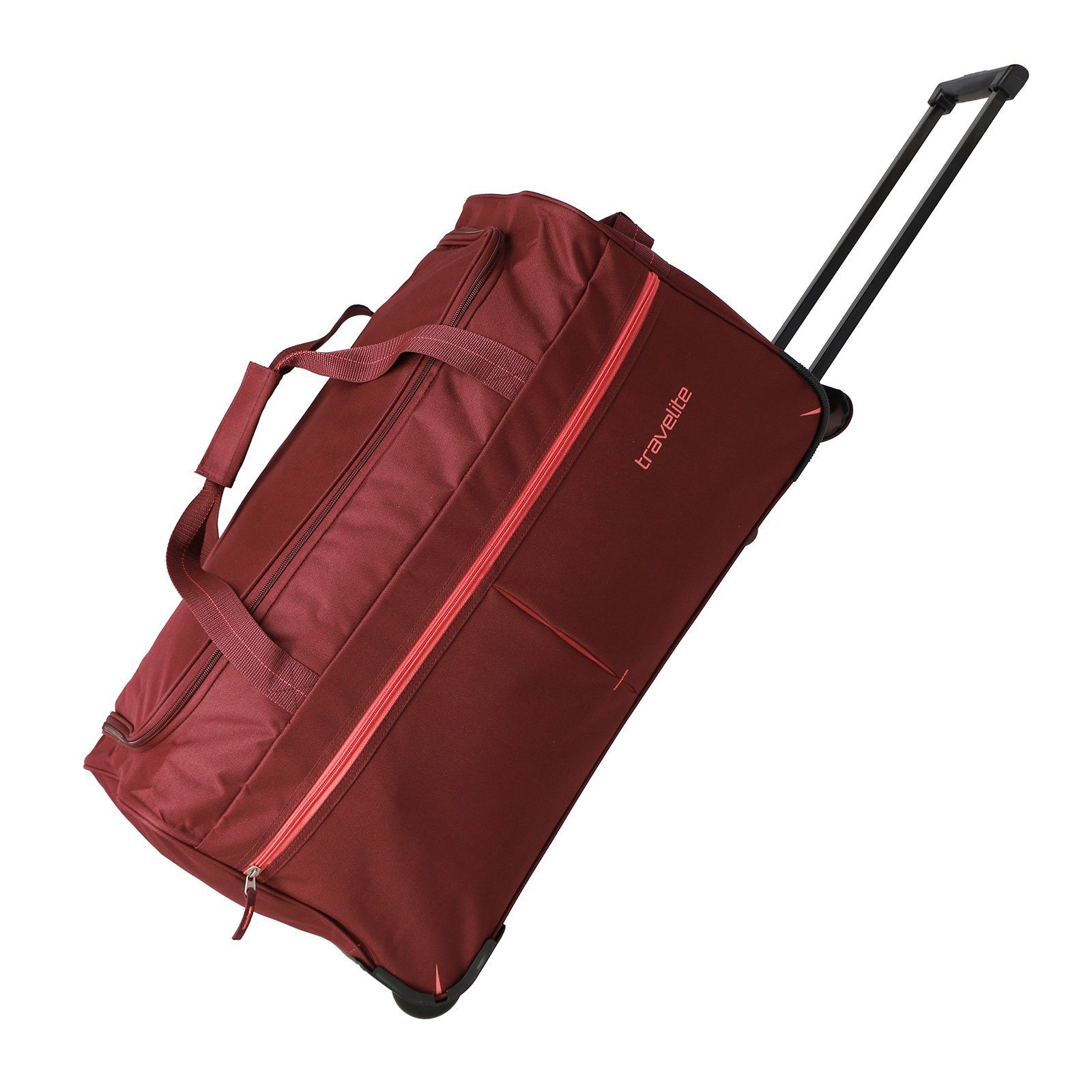 travelite Reisetasche travelite Basics Fast Rollenreisetasche 65 cm 2  Rollen, Großes Hauptfach mit großer Öffnung