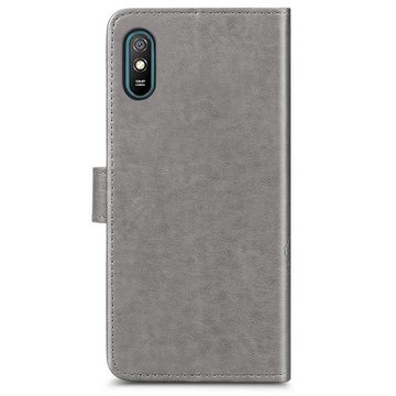 König Design Handyhülle Xiaomi Redmi 9A, Schutzhülle Schutztasche Case Cover Etuis Wallet Klapptasche Bookstyle