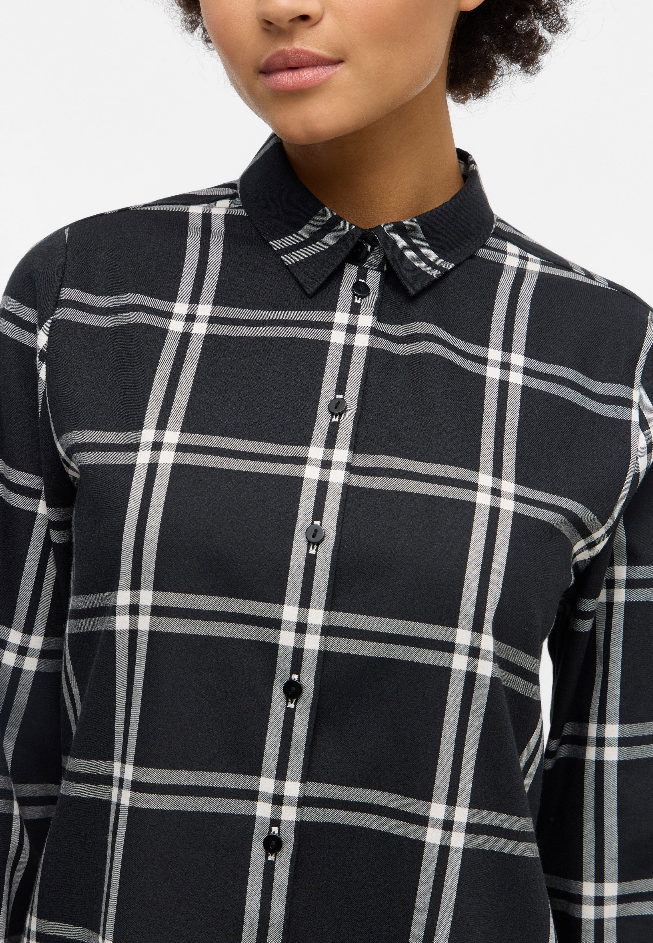 Eterna Flanellbluse günstig online kaufen