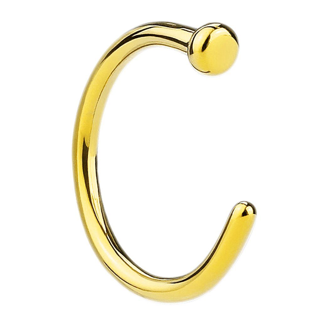 Taffstyle Nasenpiercing Fake Ring Piercing Hoop Septum Lippe Brust Intim, Nasenpiercing Nasenring Hoop Clip On Tragus Helix Ohr Nase Ohrpiercing