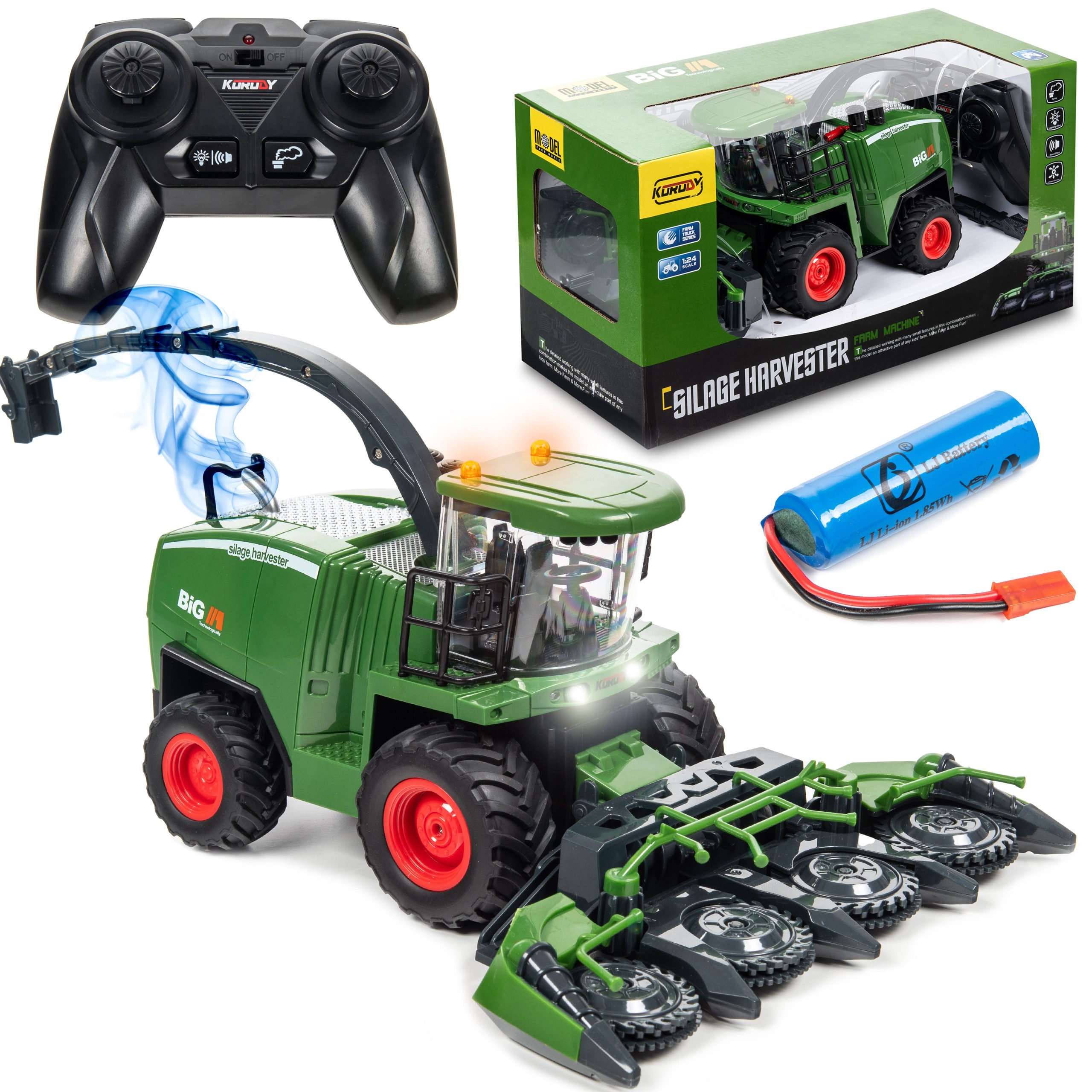 COIL RC-Traktor Bauernhof Traktor, Mähdrescher Truck, Bauernhofspielzeug (D günstig online kaufen