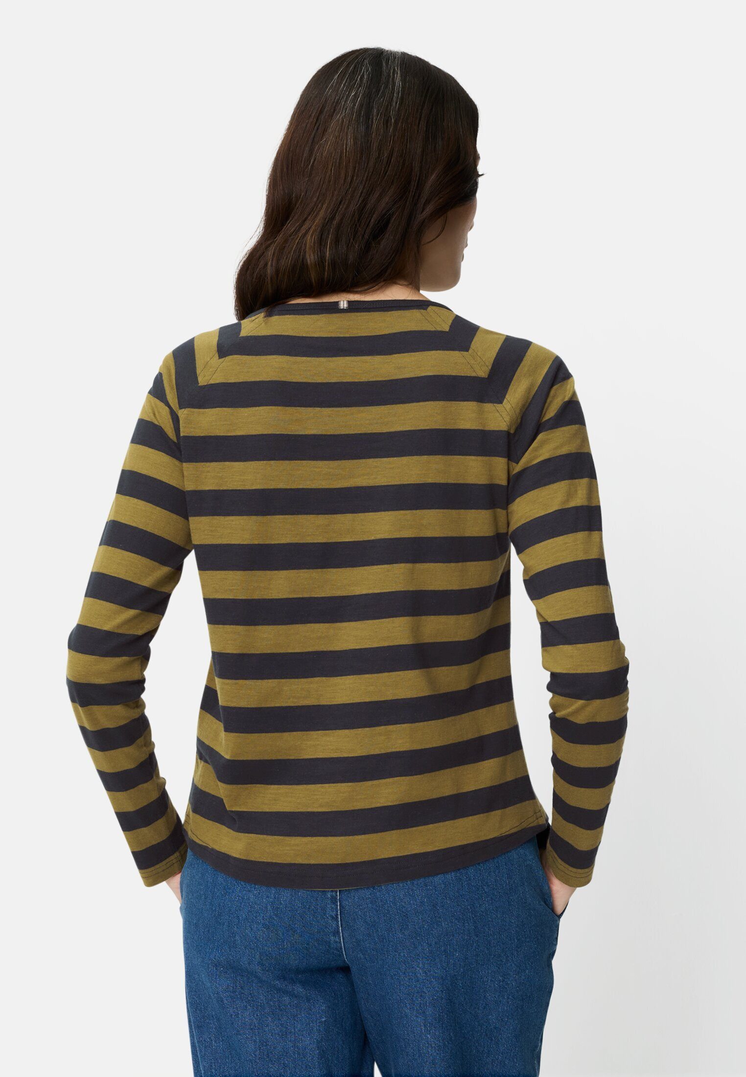 camel active Langarmshirt mit Raglanärmeln Langarm