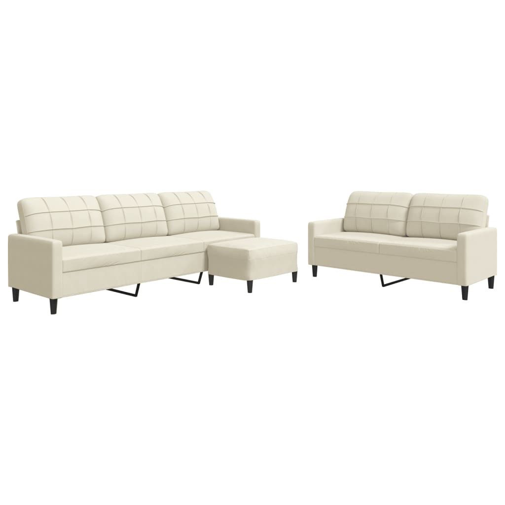 vidaXL Sofa 3-tlg. Sofagarnitur mit Kissen günstig online kaufen