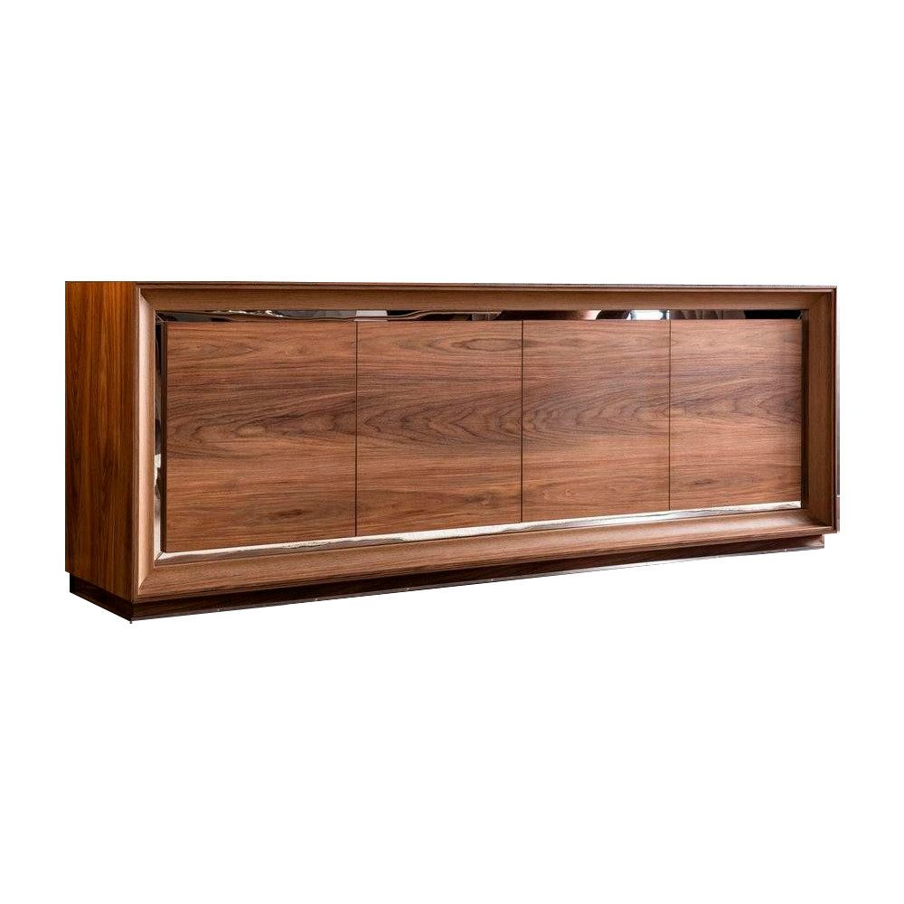 Xlmoebel Sideboard Braunes Möbelstück 218 cm lang als Anrichte oder Sideboard (1 St., Anrichte), Hergestellt in Europa