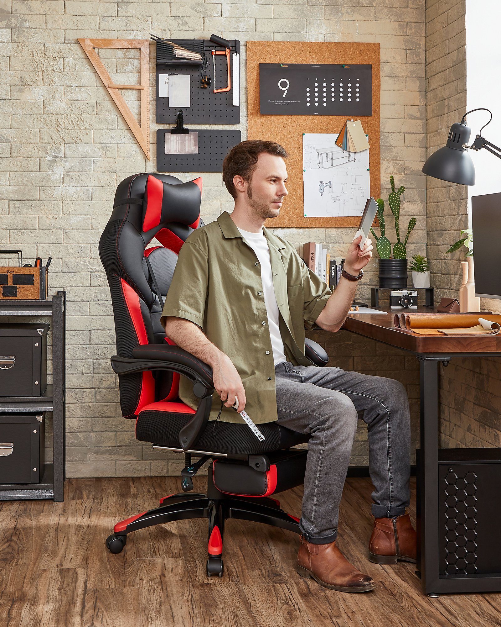 SONGMICS Bürostuhl, Bürostuhl, höhenverstellbar, Home-Office günstig online kaufen