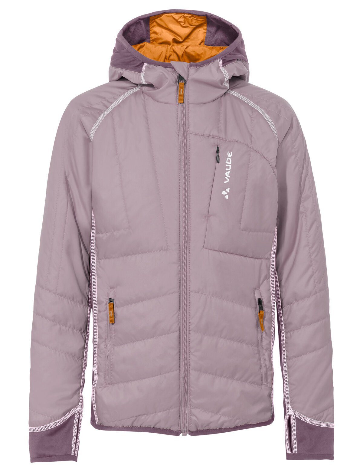 VAUDE Outdoorjacke Kids Capacida Hybrid Jacket (1-St) Klimaneutral kompensiert lilac dusk