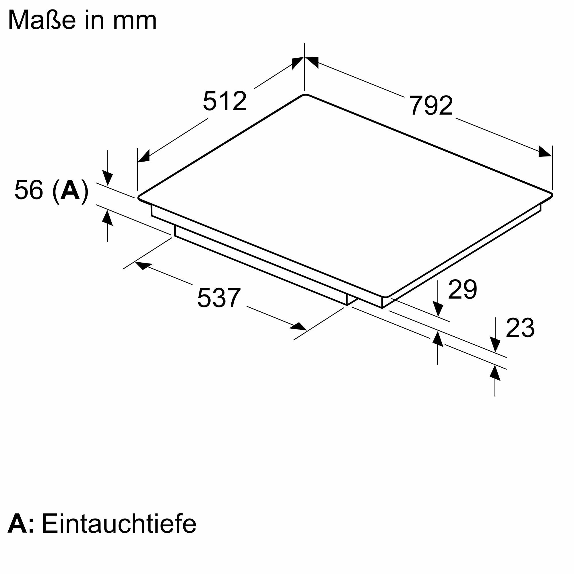 SIEMENS Induktions-Kochfeld iQ100 EH801HVB1E, powerBoost für schnelles Aufheizen & Steuerung per touchSlider – Bild 5 von 5