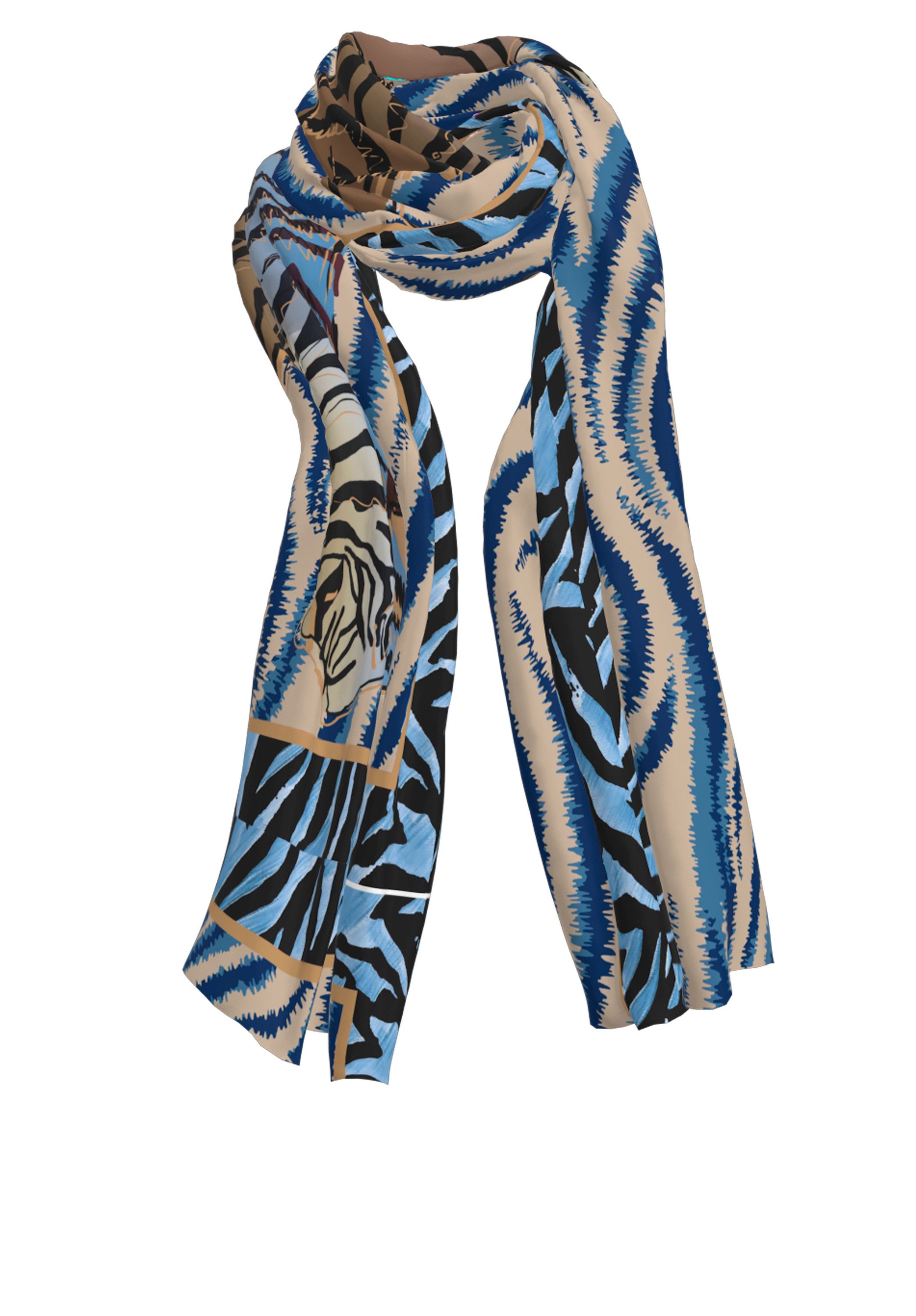 bianca Modeschal KOS, mit Animal-Print in aktuellen Trendfarben
