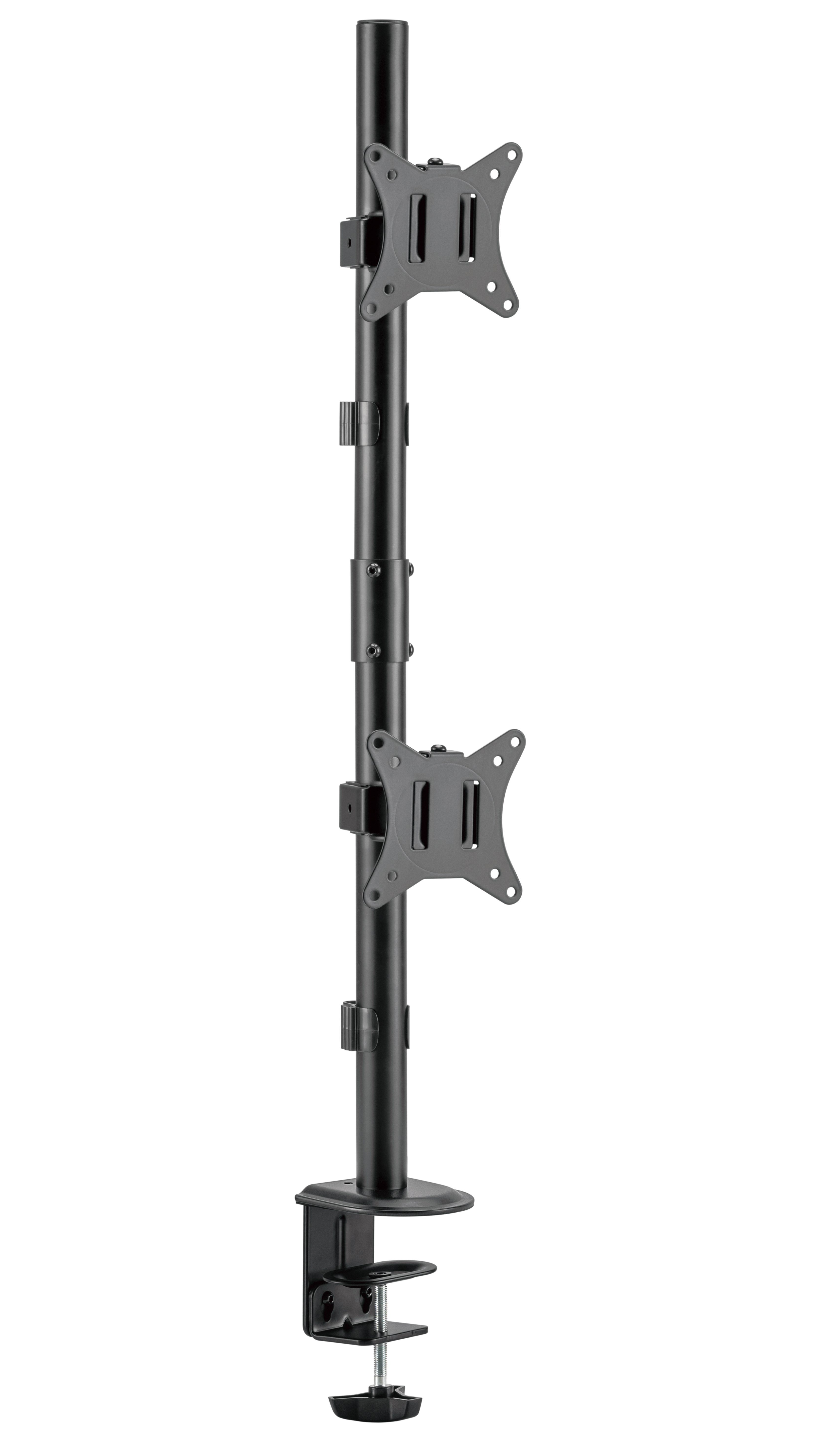 HALTERUNGSPROFI Monitor-Halterung Office-04V, (bis 32,00 Zoll, Monitore werden übereinander montiert)