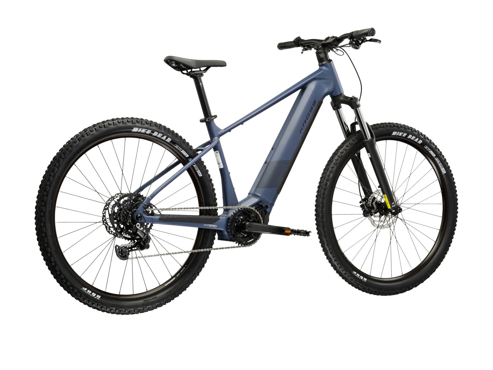 Kross E-Bike Mountainbike Influx Hybrid 1.0 20Ah/720Wh 29 Zoll blau 9 Gänge 2026, 9 Gang Shimano CUES U4000 Schaltwerk, Kettenschaltung, Mittelmotor, 720 Wh