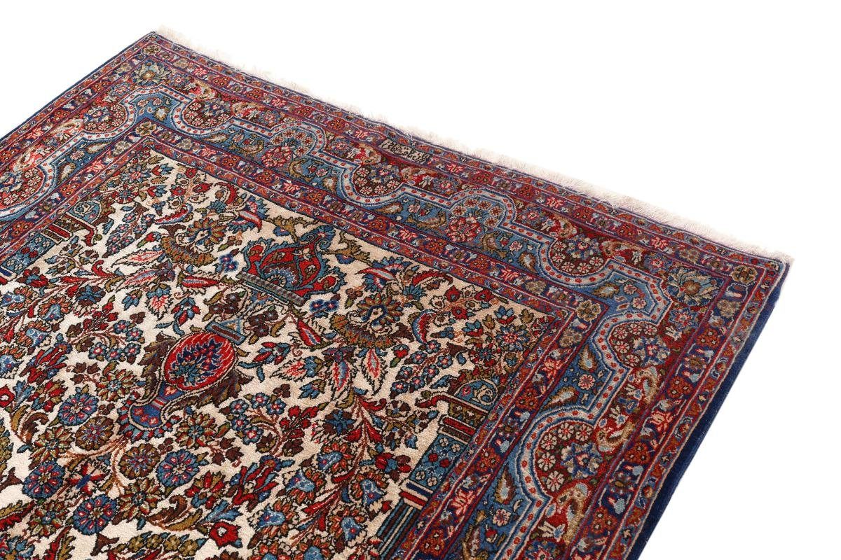 135x225 Orientteppich Nain Trading, Seidenkette mm 10 rechteckig, Orientteppich, Tehran Höhe: Handgeknüpfter
