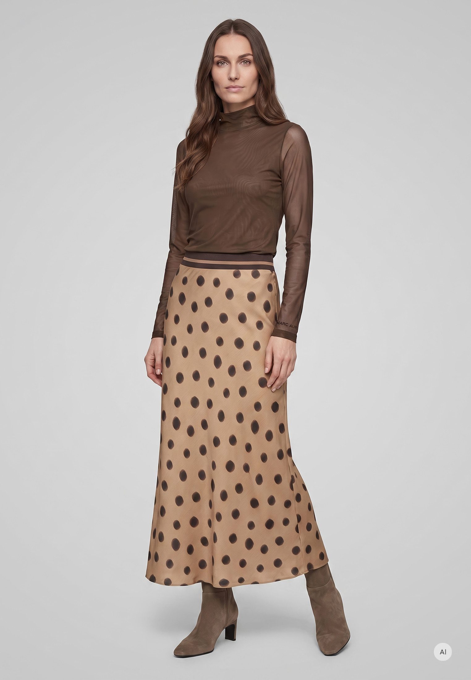 MARC AUREL Shirtbluse mit Hotfix
