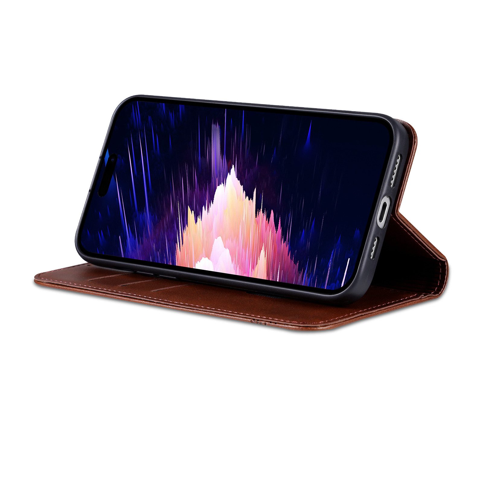 trends for living Handyhülle Leder Magnetisch Hülle Cover für iPhone 13 Pro Max 13 Plus 13 7 Bumper