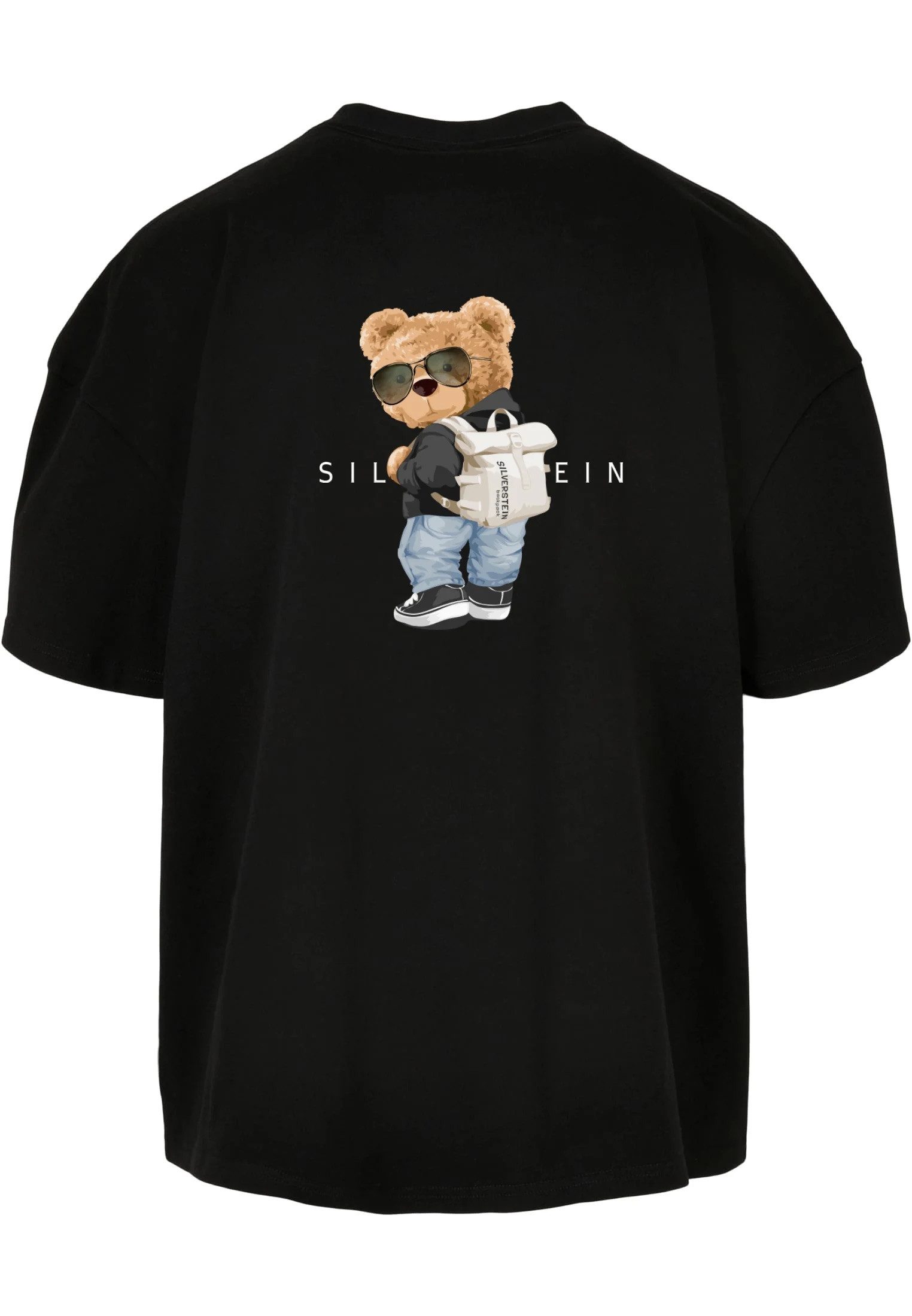 SILVERSTEIN OFFICIAL T-Shirt Black "Rockbag Teddy" Unisex Schwarz Oversize T-Shirt SV-204 (1-tlg., 1x T-Shirt)