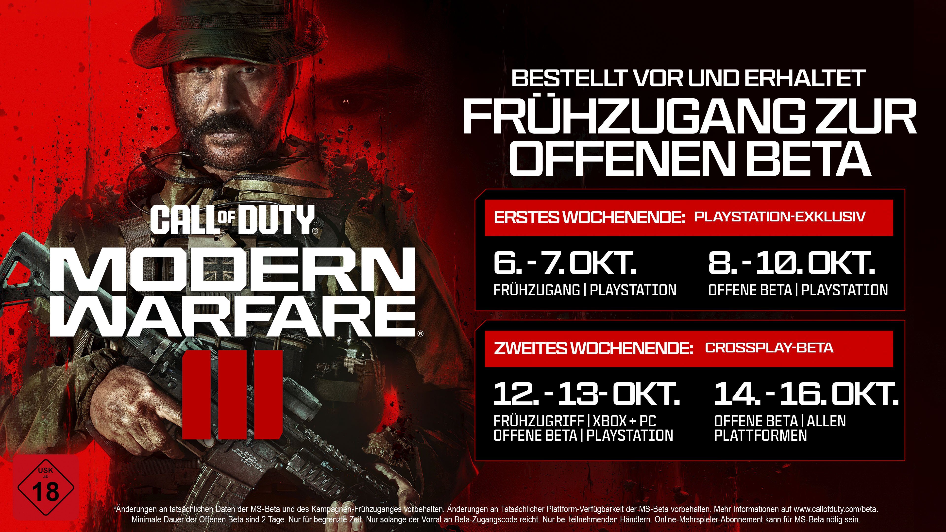 CoD III X Duty: Warfare inkl. ACTIVISION BLIZZARD Series Modern Call of PlayPack Xbox