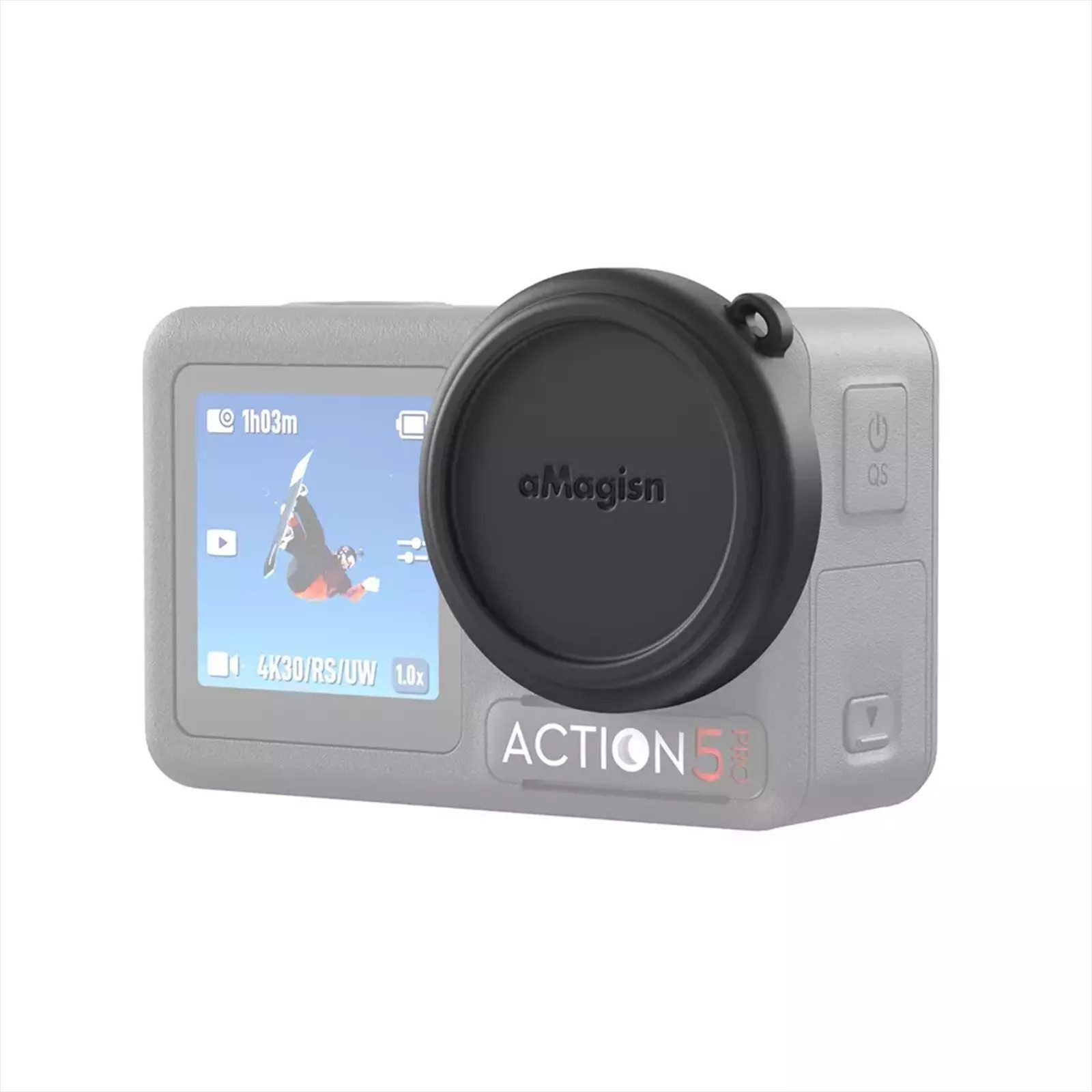 YUBRO-STUDIO Kamerazubehör-Set Silikon-Objektivdeckel für DJI Osmo Action5 Pro 4 3, stoßfest