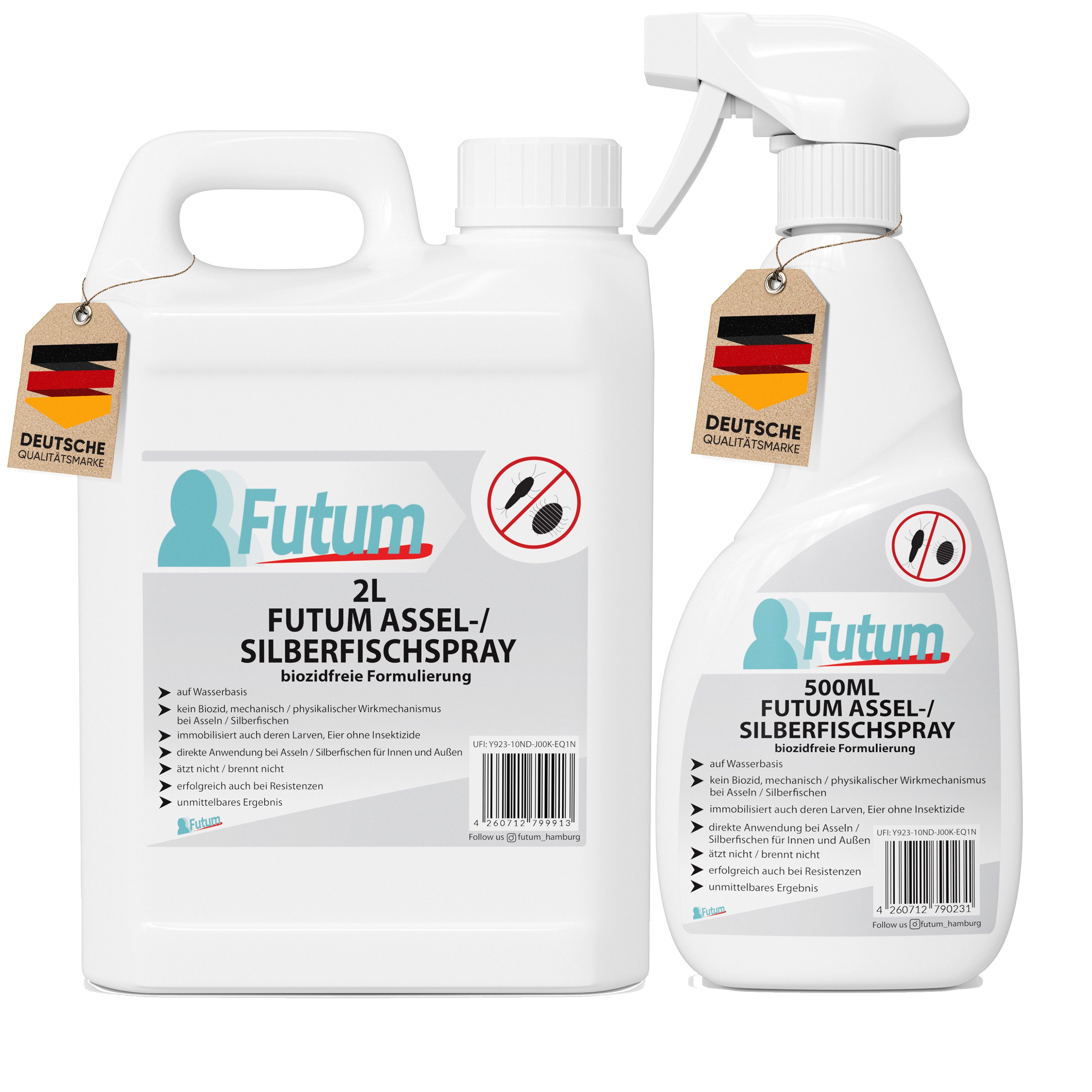 Insektenspray Silberfisch Spray Mittel gegen Silberfische bekämpfen