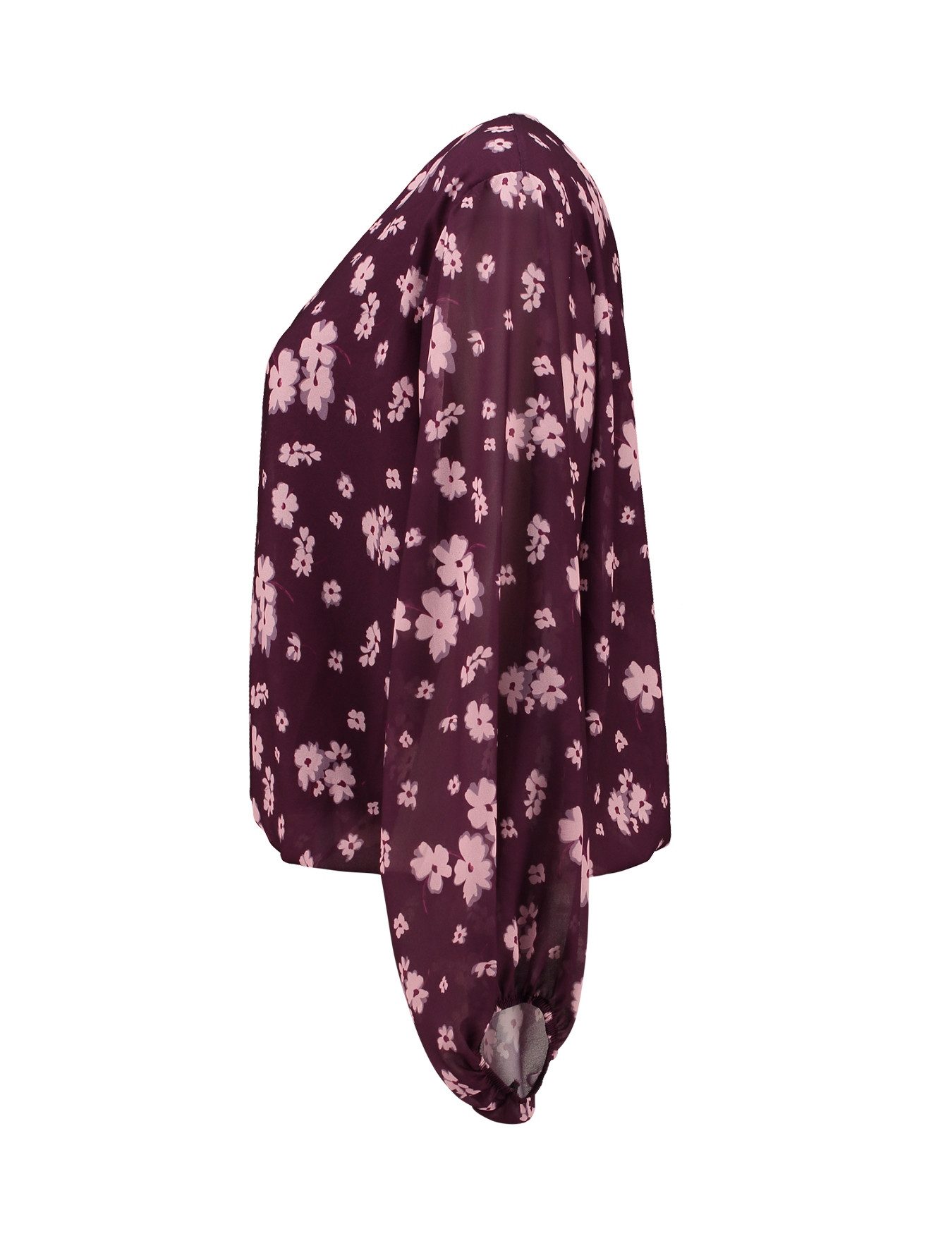 HaILY’S T-Shirt LS P TP Ja44smina, 8245 burgundy flower