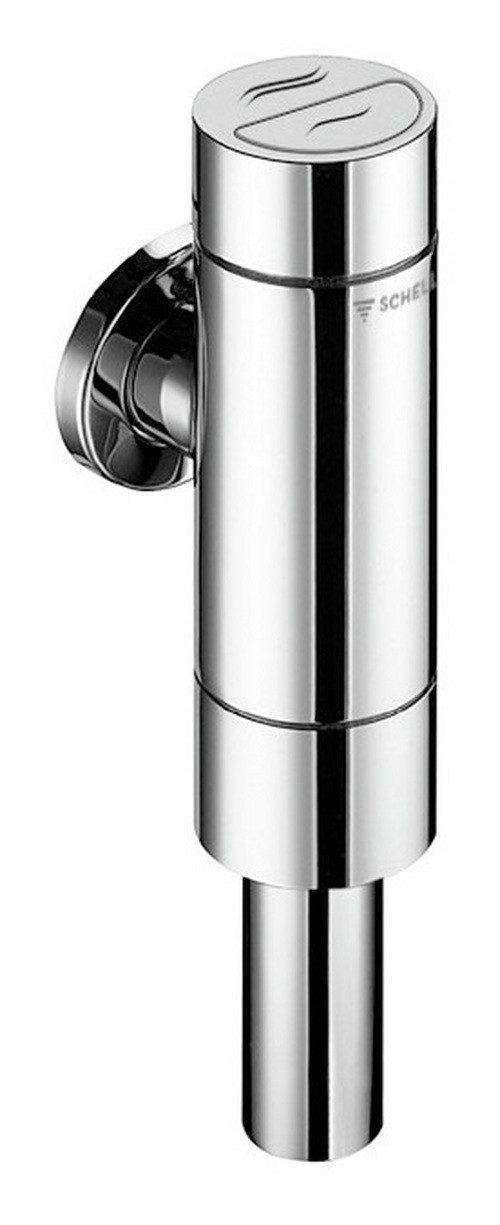Schell WC-Druckspüler Schellomat Silent, Aufputz mit integr. Serviceabsperrventil Chrom