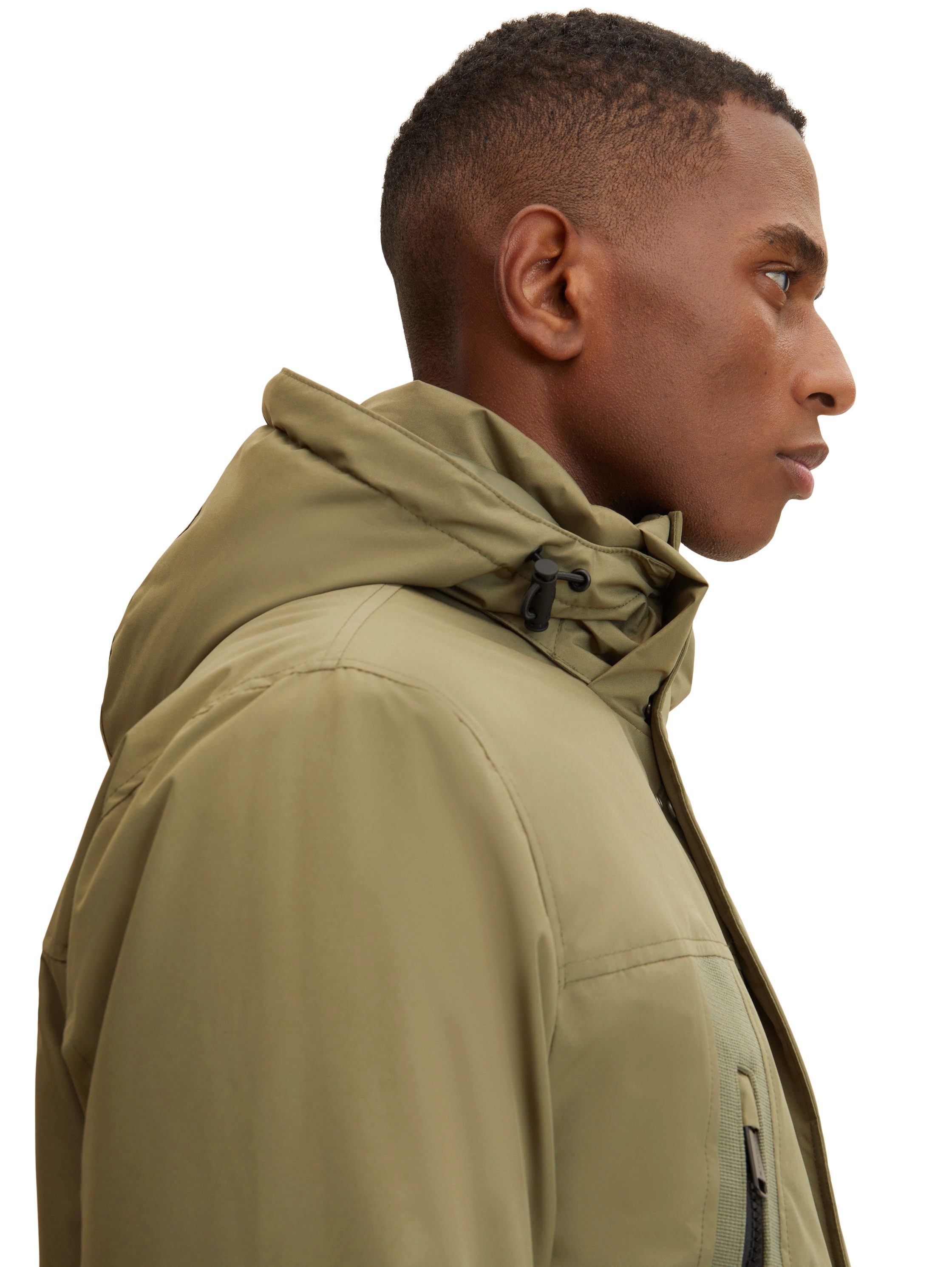 TOM TAILOR Jackenblazer Parka mit abnehmbarer Kapuze