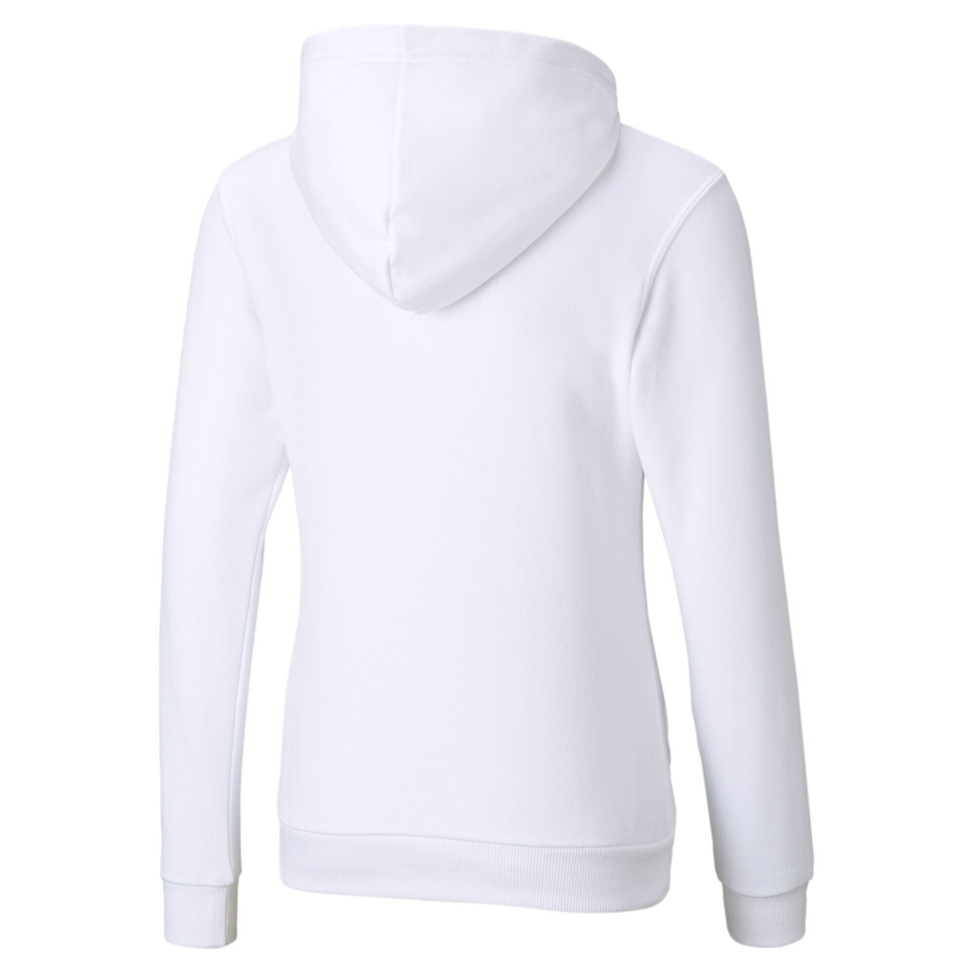 Classics Logo Sweatshirt PUMA Mädchen White Hoodie Foil