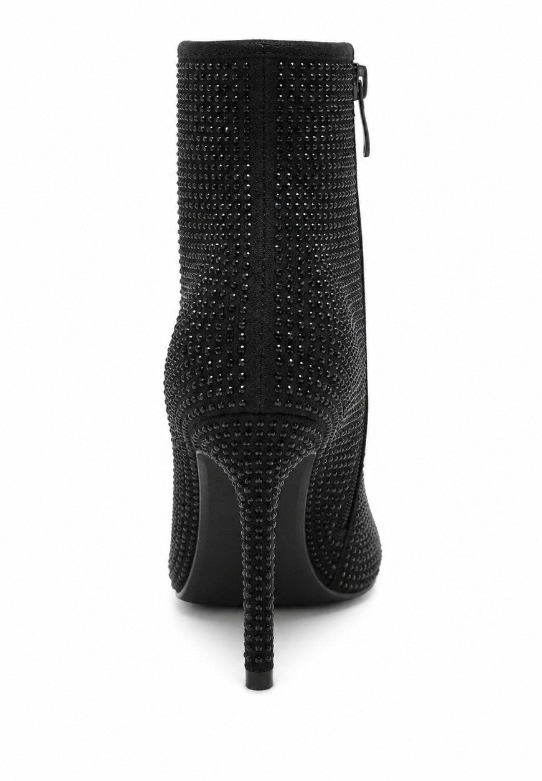 Day Vine Damen Stiefeletten mit Strassbesatz und Stilettoabsatz High-Heel-Stiefelette